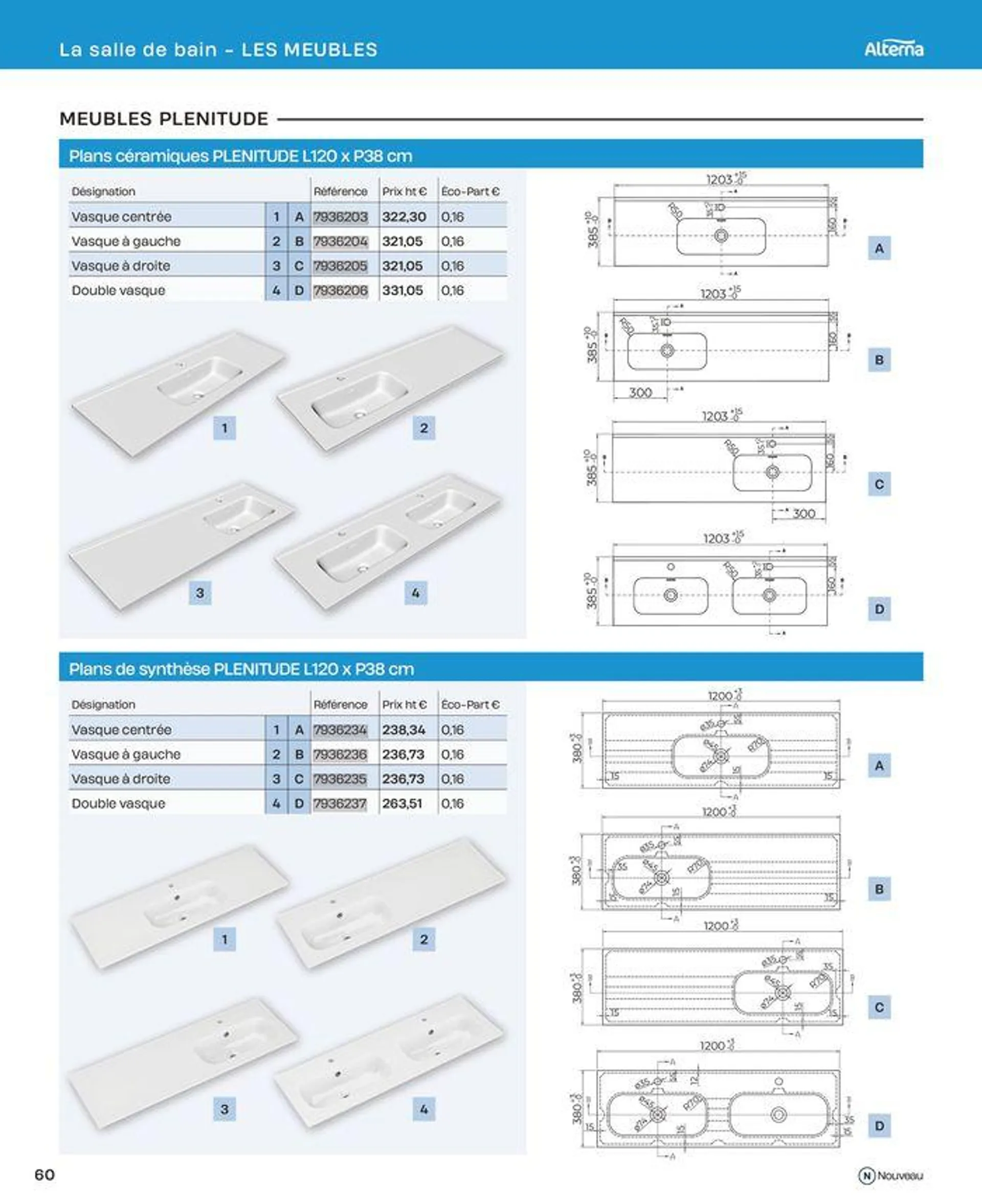 La salle de bain en toute sérénité du 2 juillet au 31 décembre 2024 - Catalogue page 60