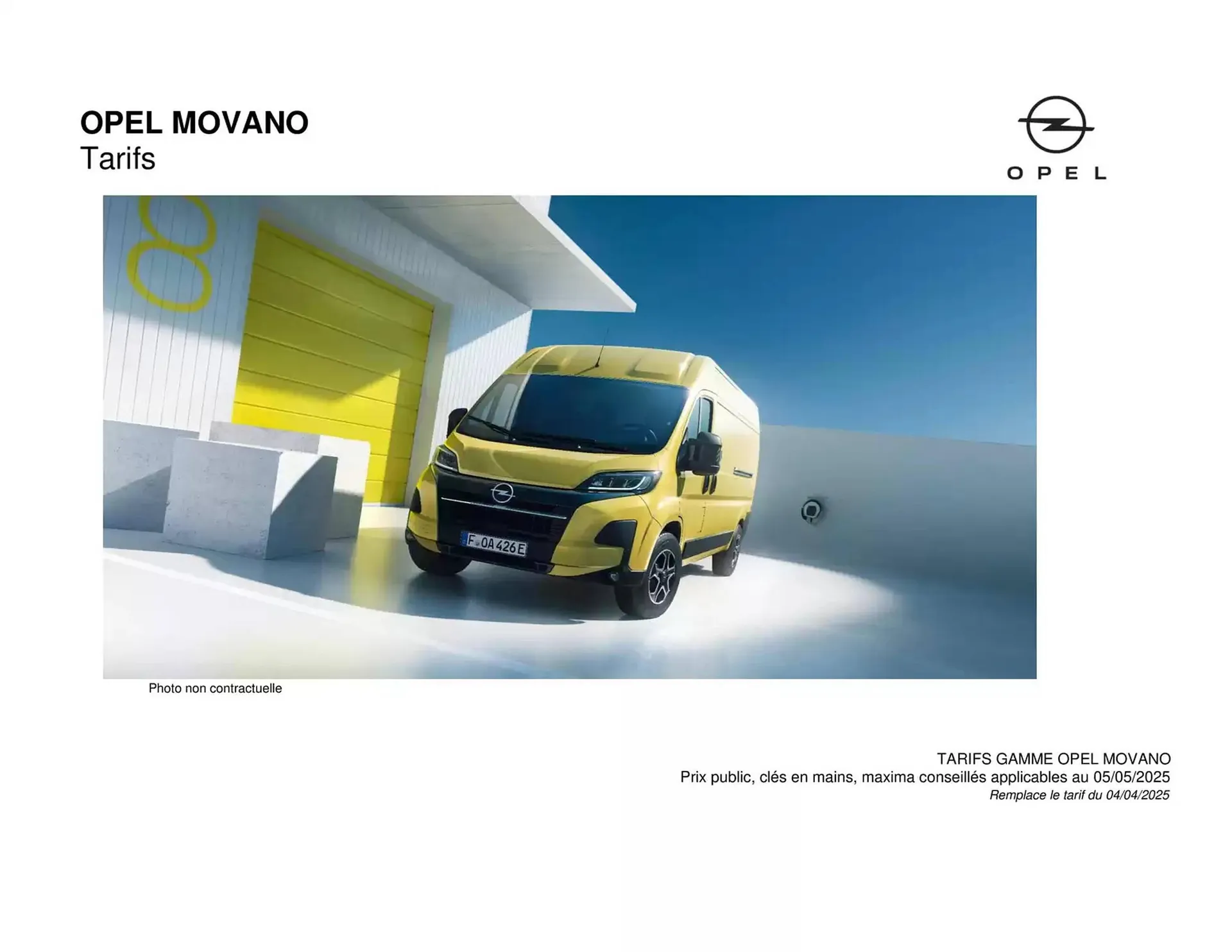 Catalogue Opel - 1