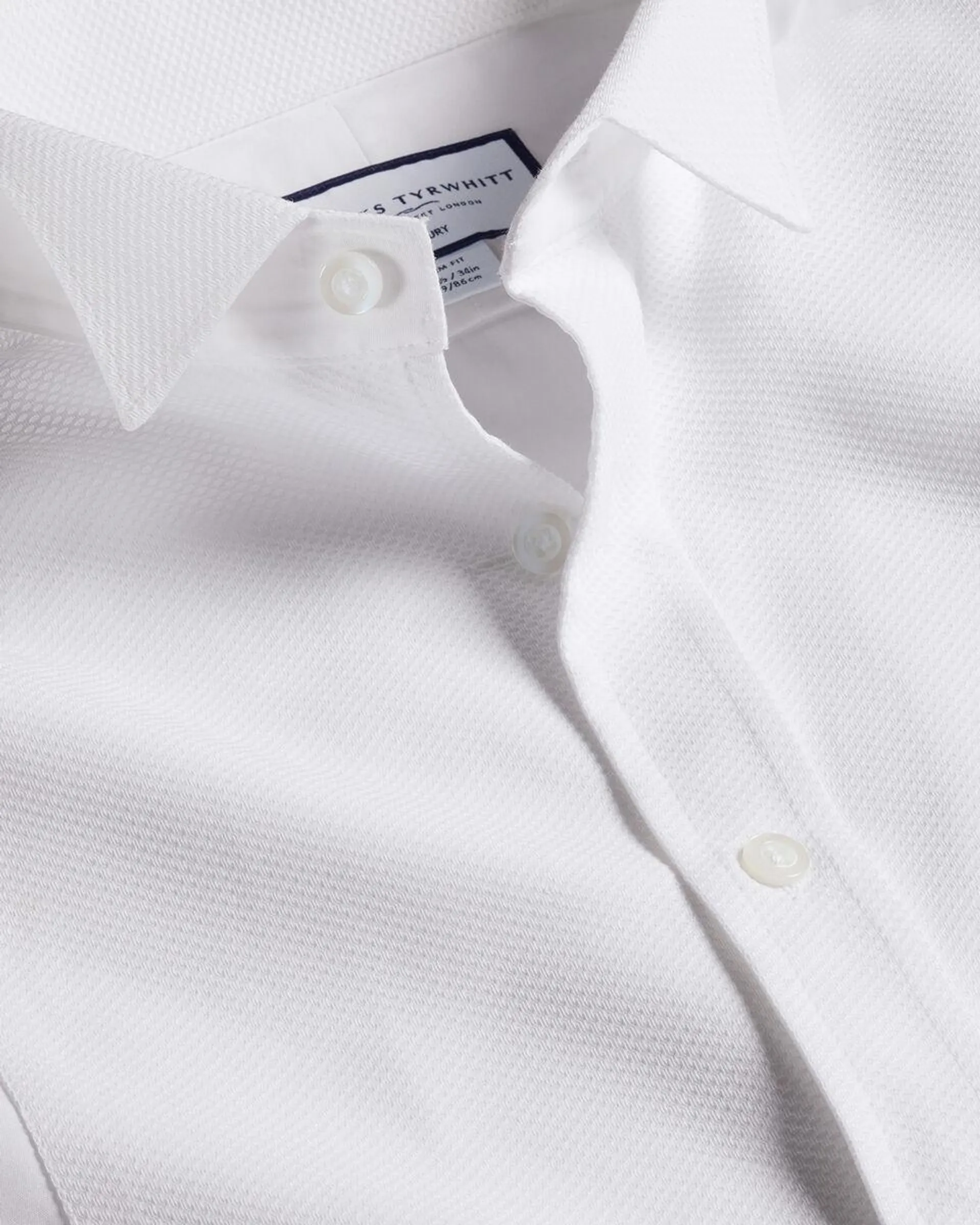 details about product: Wing Collar Marcella Bib Evening Shirt - White