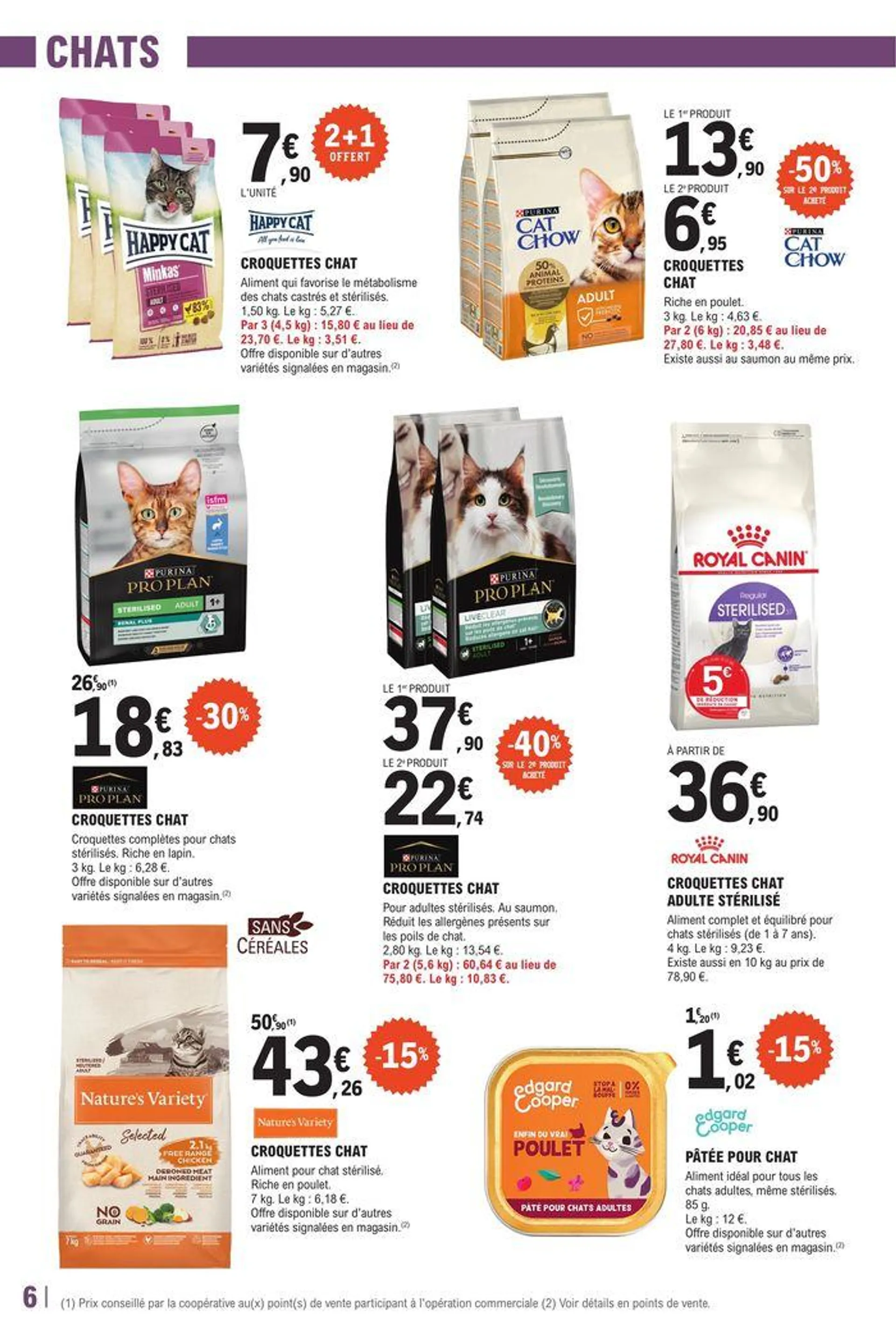 Top promos pour vos animaux du 2 juillet au 13 juillet 2024 - Catalogue page 6