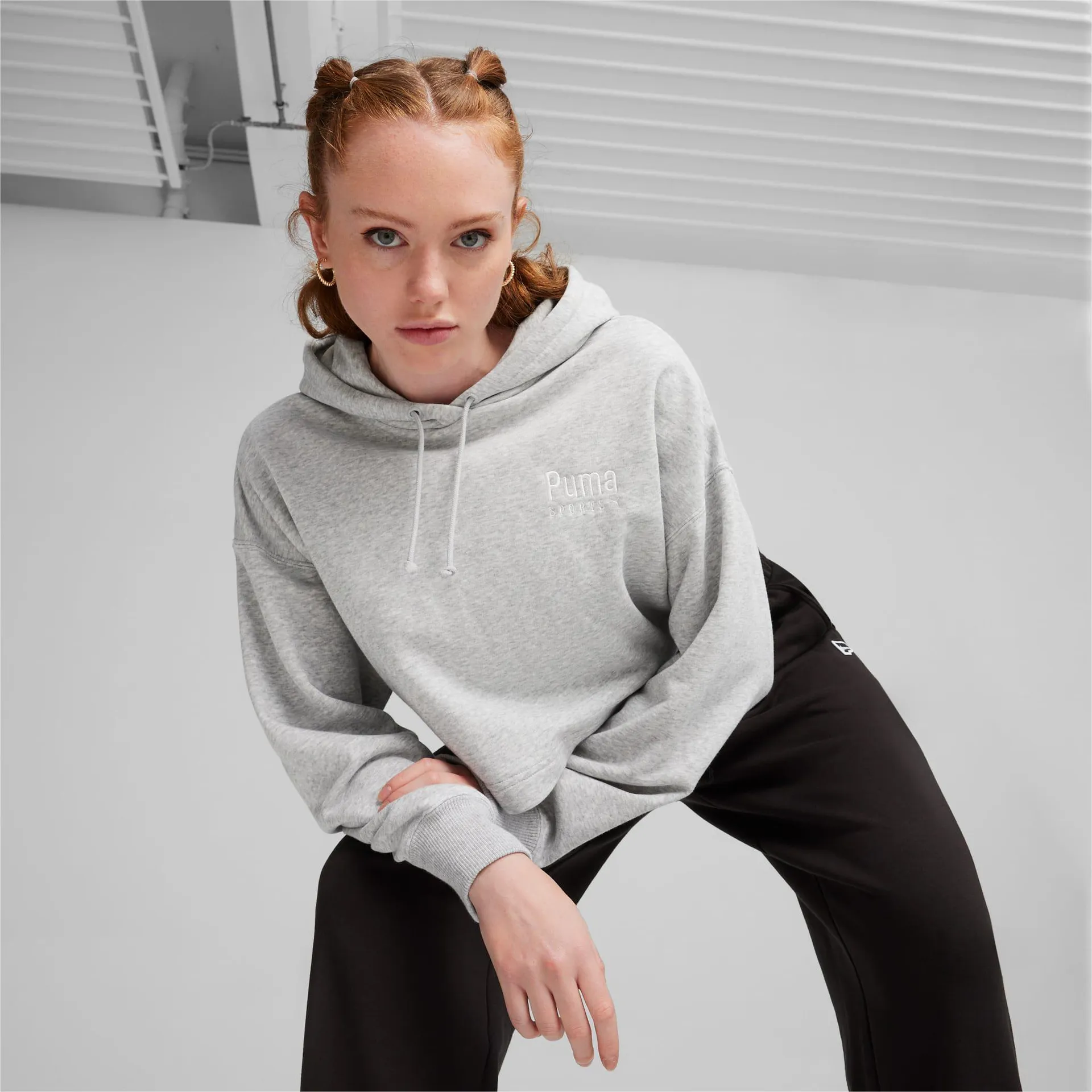 Hoodie oversize PUMA TEAM Femme