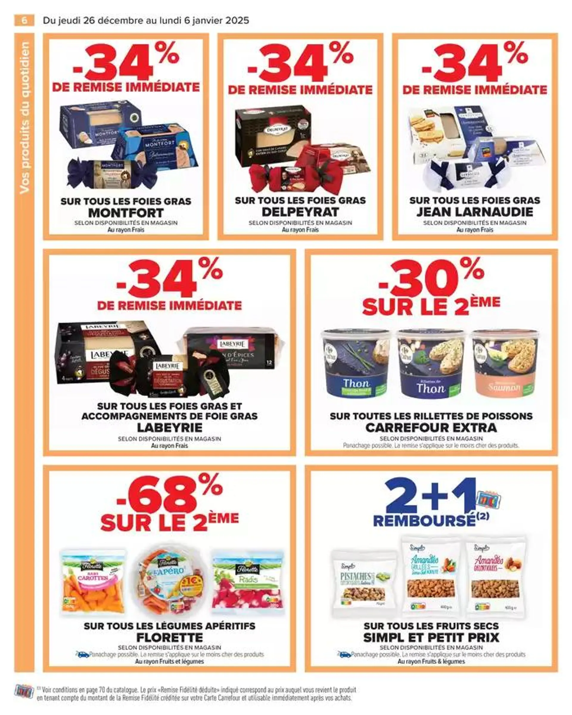 - 50% SUR LE 2ÈME PRODUIT du 26 décembre au 6 janvier 2025 - Catalogue page 12