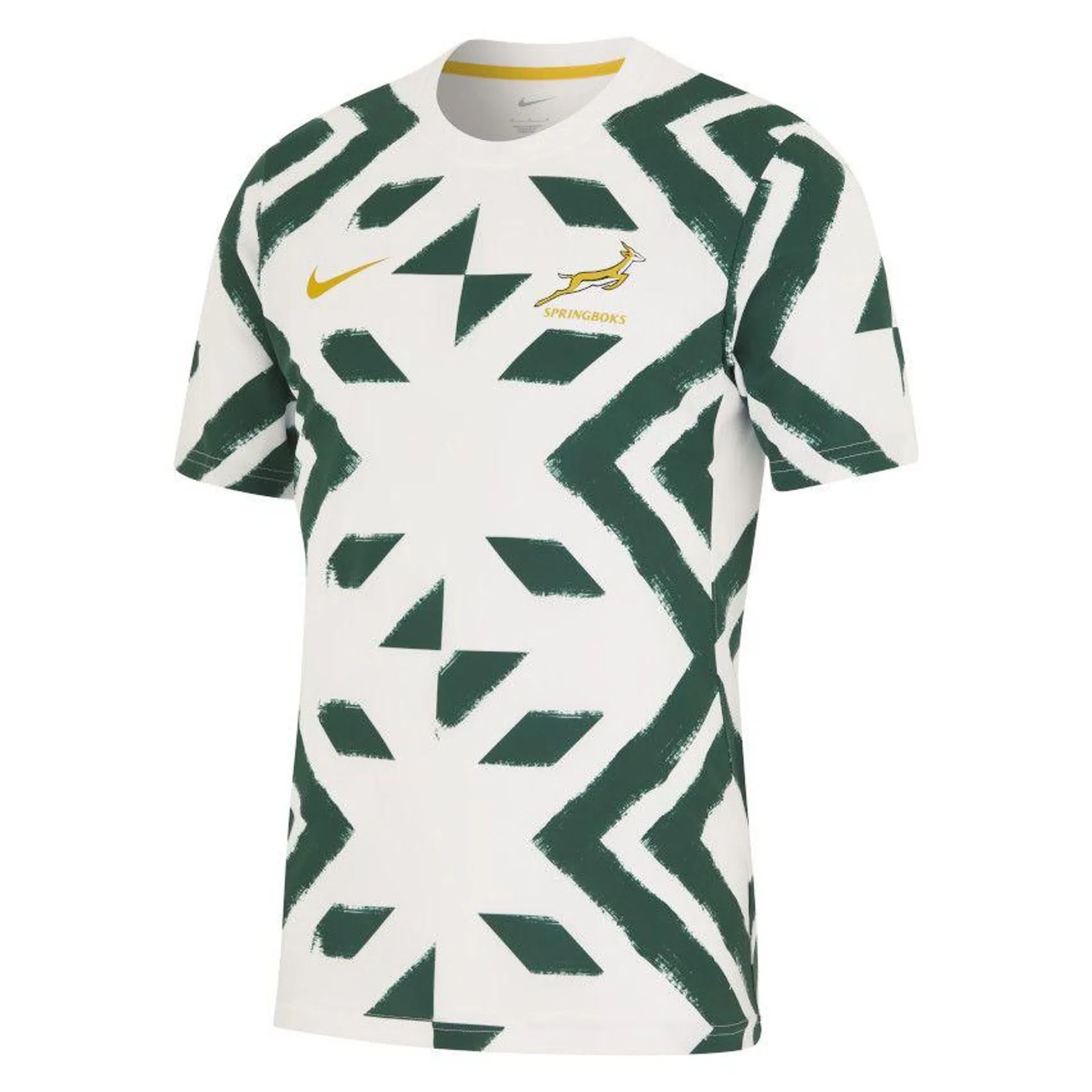 Maillot Rugby Afrique Du Sud Pré-Match 2024/2025 Blanc - Nike