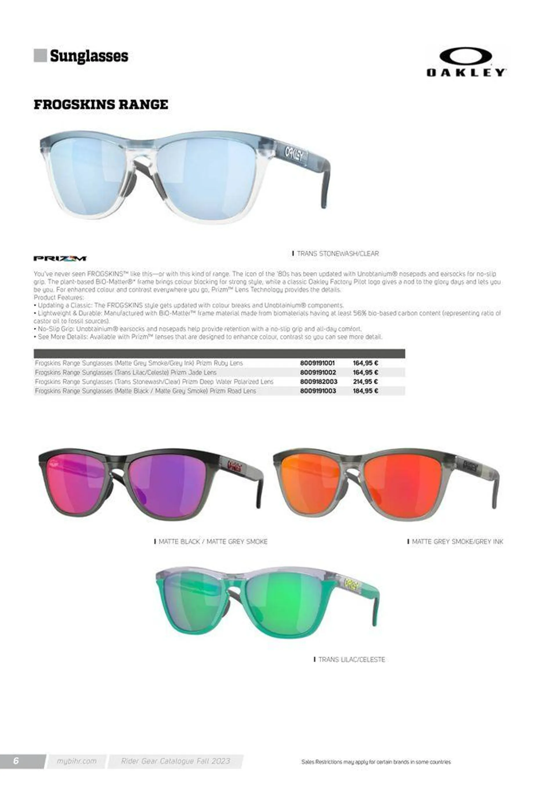 Lunettes de soleil OAKLEY Automne 2024 - 6