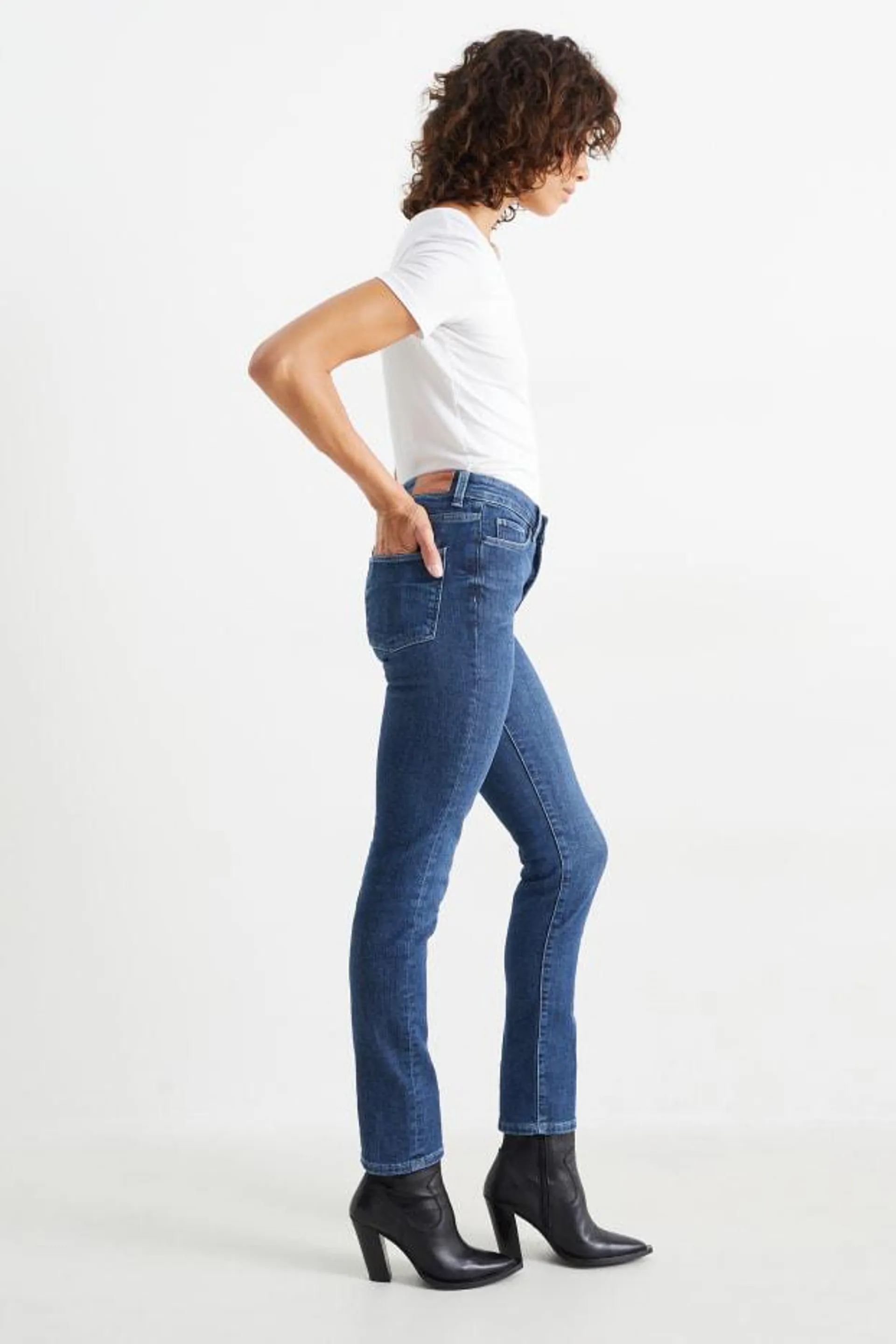 Slim jeans - termo džíny - LYCRA®