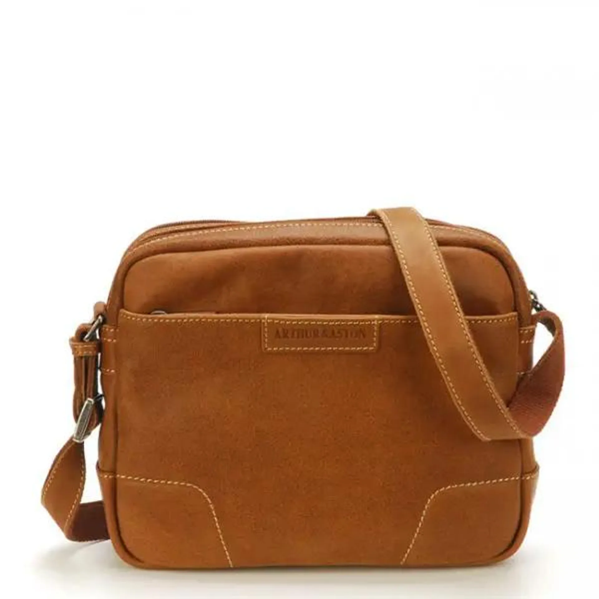 Arthur & Aston - sac besace Marco cognac