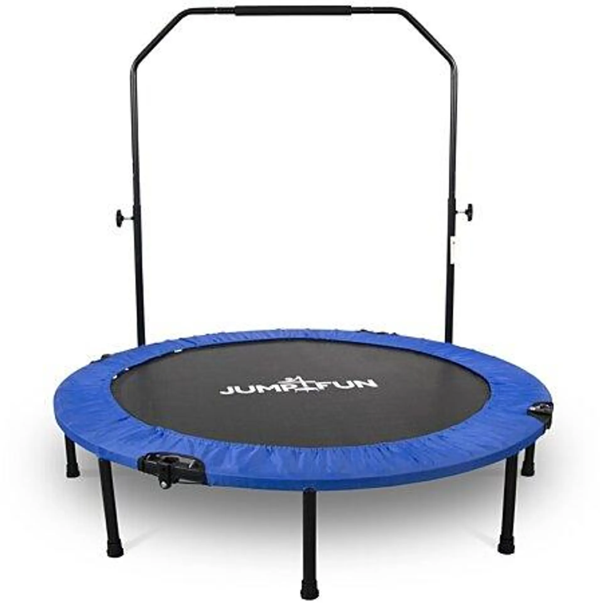 Mini Trampoline Fitness Double Barre Bleu ø122 cm