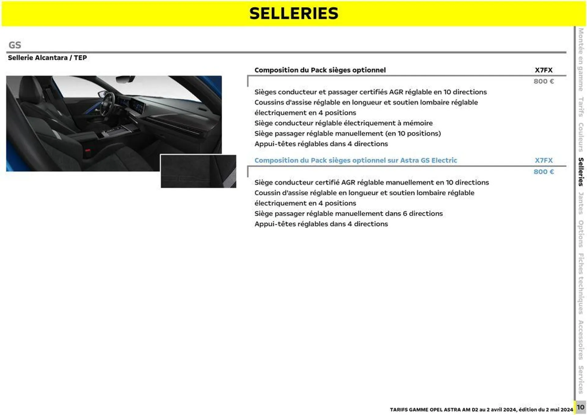 Opel Nouvelle Astra du 3 mai au 3 mai 2025 - Catalogue page 11