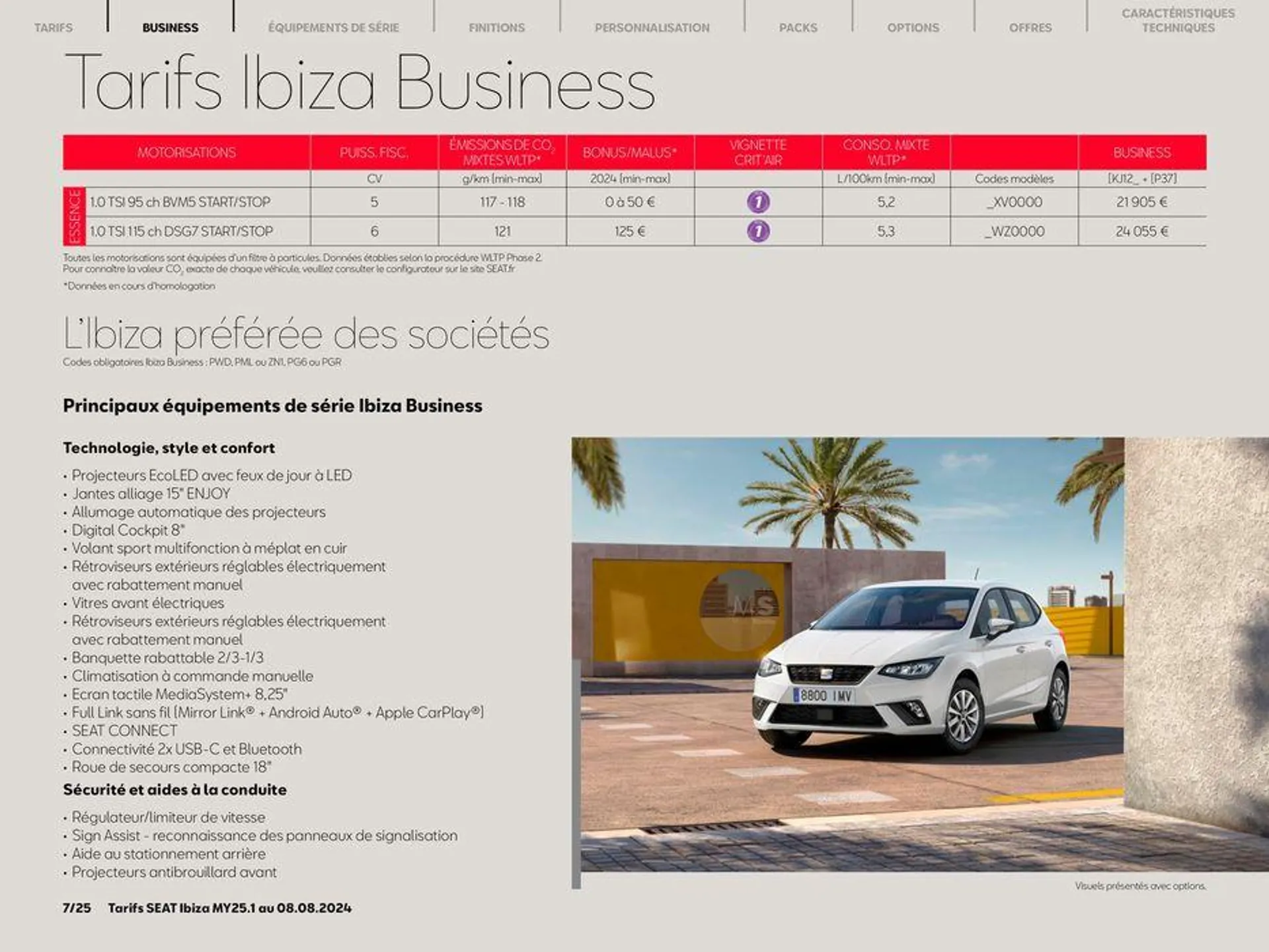 SEAT Ibiza du 14 août au 14 août 2025 - Catalogue page 7