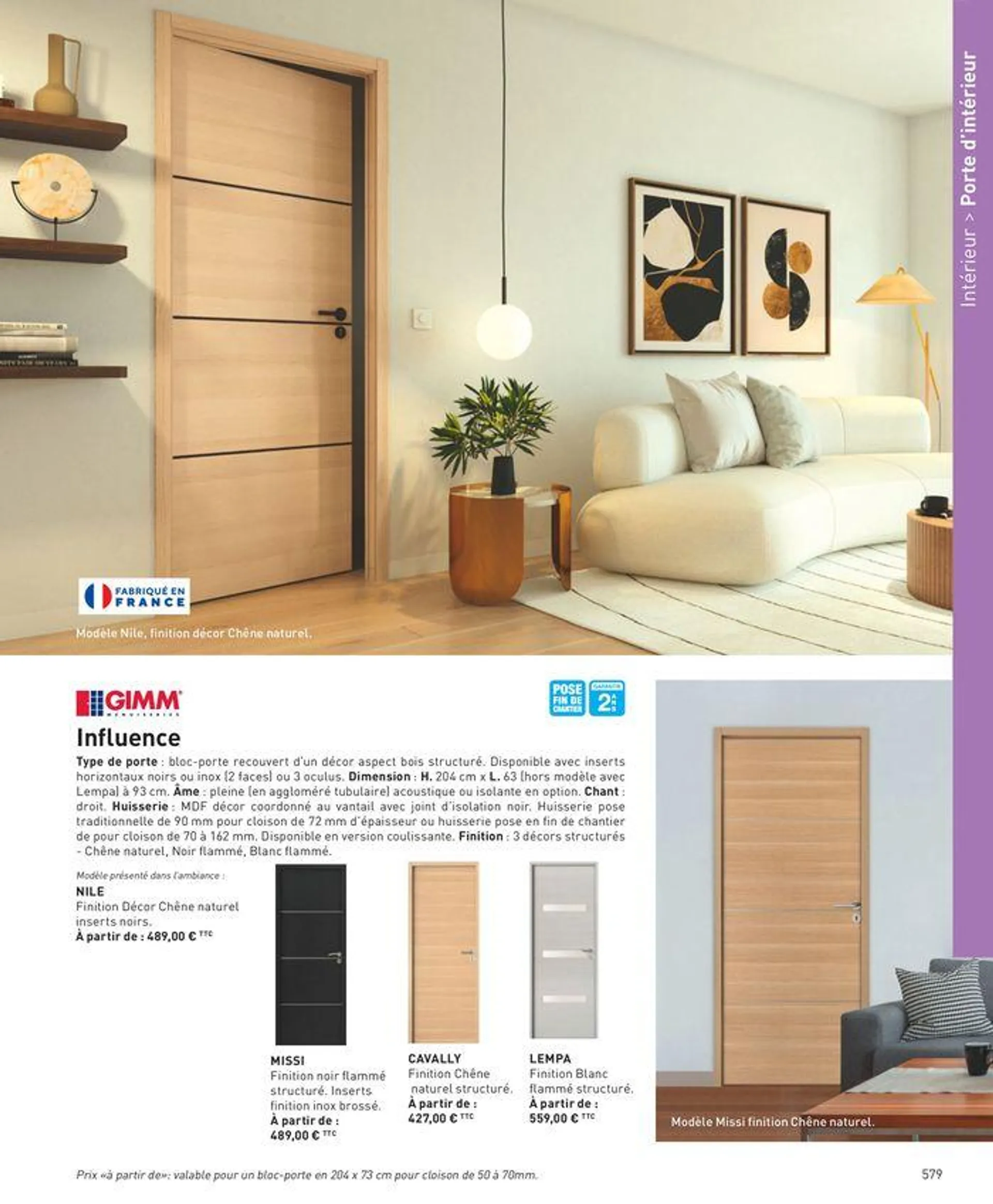 Sélection Intérieur & Extérieur 2024 du 5 avril au 31 décembre 2024 - Catalogue page 579