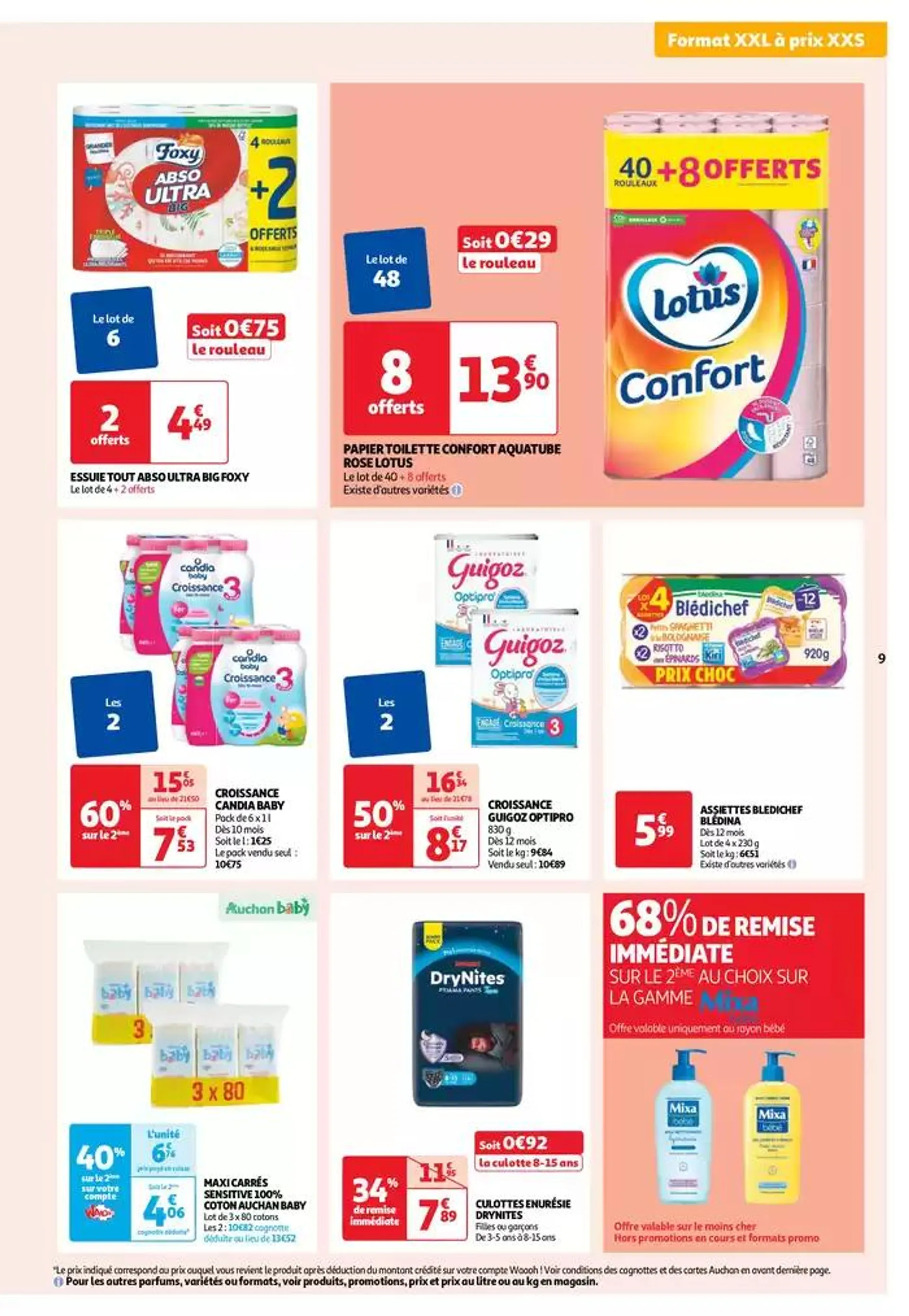 Top depart : 25 jours Auchan  du 29 octobre au 4 novembre 2024 - Catalogue page 9