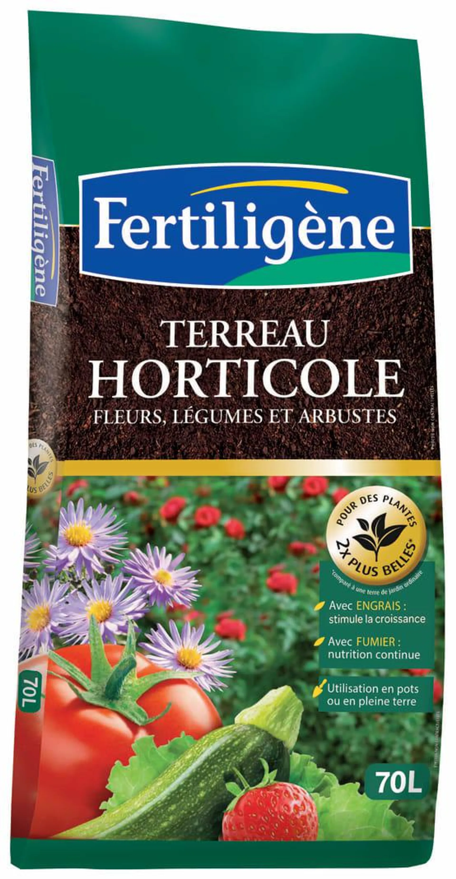 Fertiligène - Terreau horticole 70 L