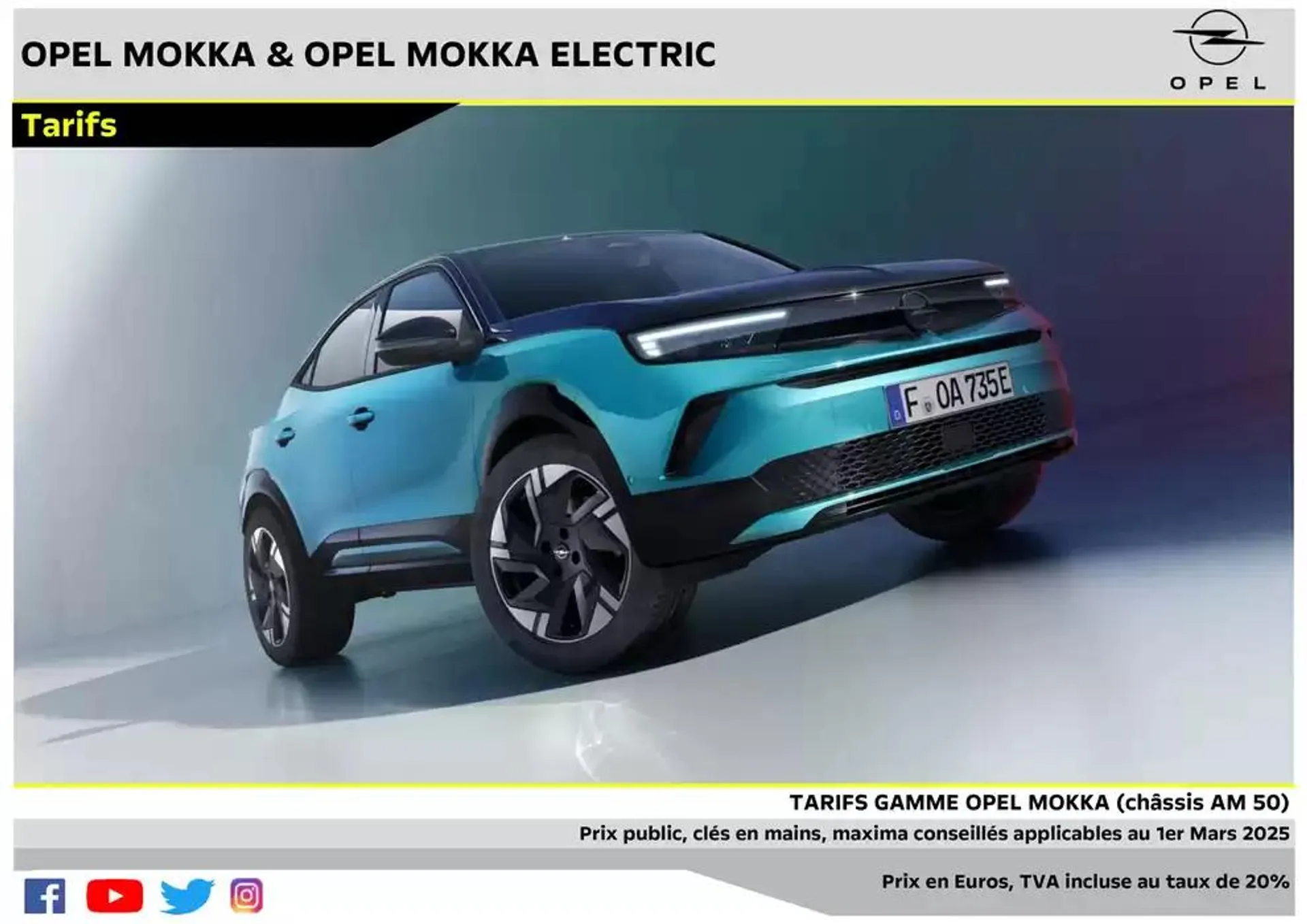 Opel Nouveau Mokka du 5 mars au 5 mars 2026 - Catalogue page 1