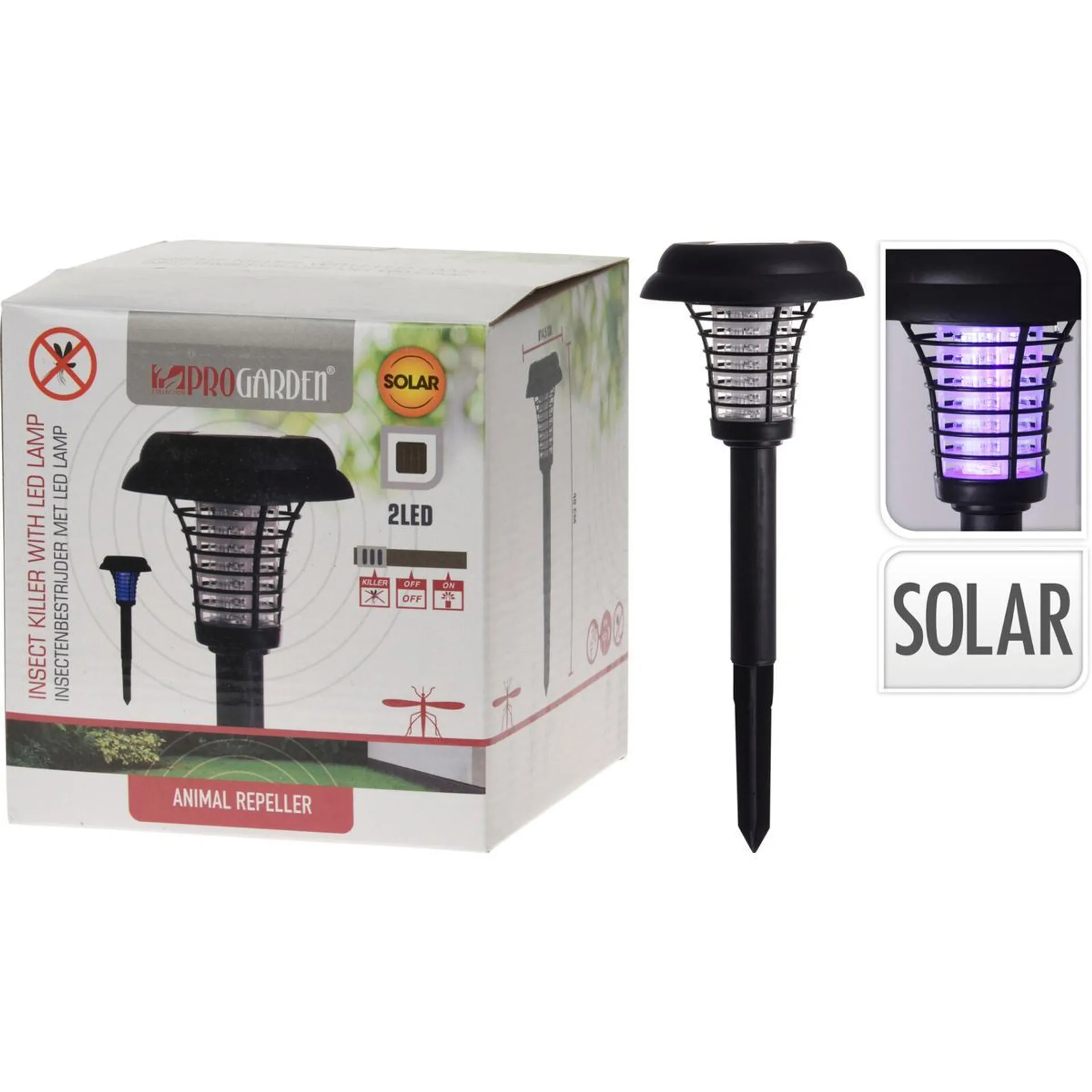 Lampe solaire 2 en 1 - ø 15 cm