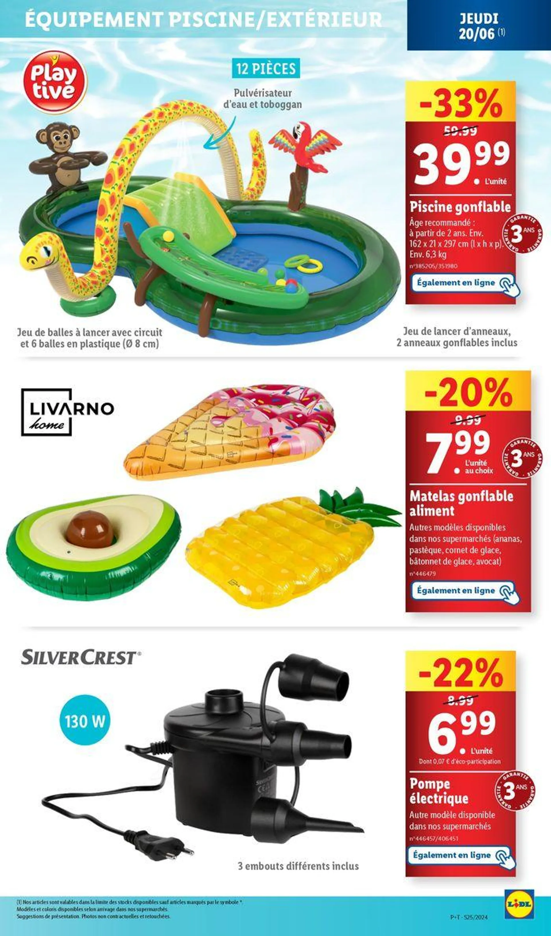 Retrouvez nos offres Lidl de la semaine : maison, bricolage et cuisine ! du 20 juin au 24 juin 2024 - Catalogue page 9