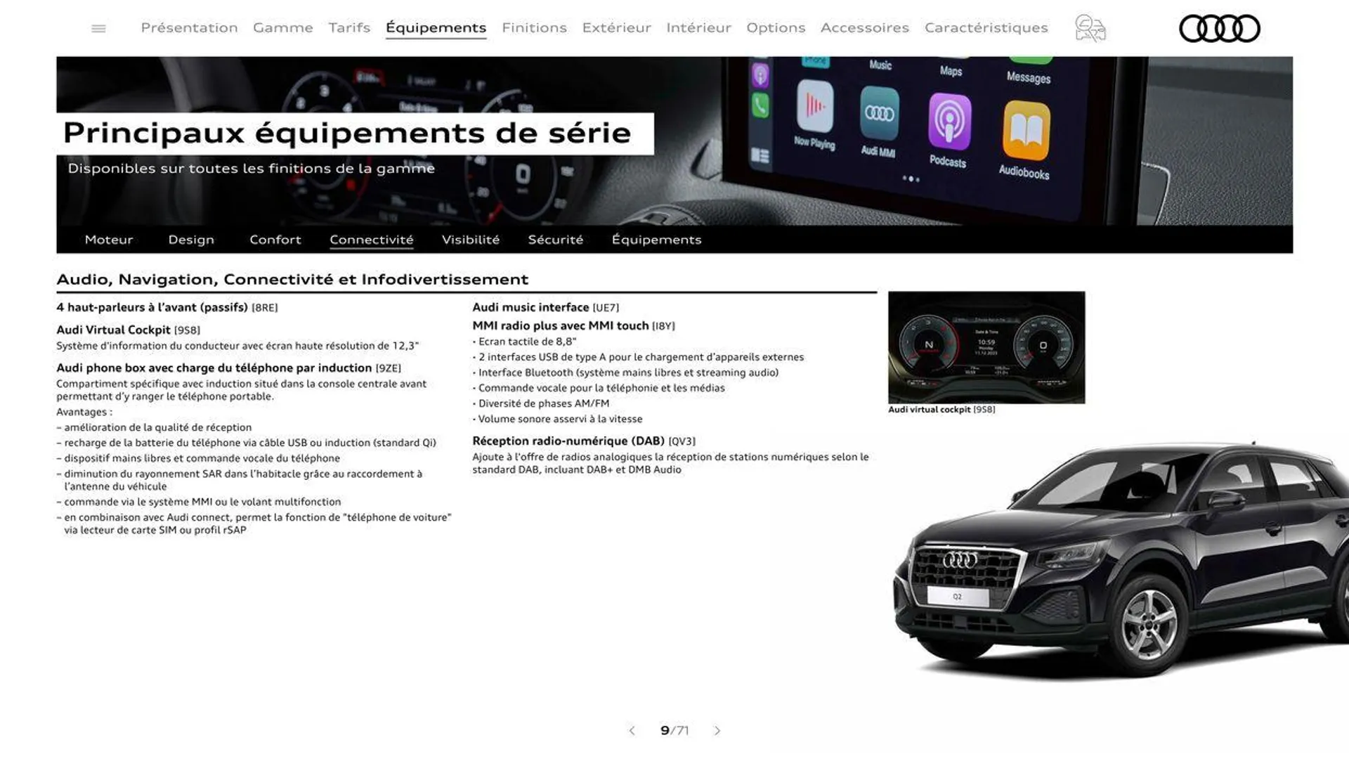 Audi Q2 du 20 août au 31 décembre 2024 - Catalogue page 9