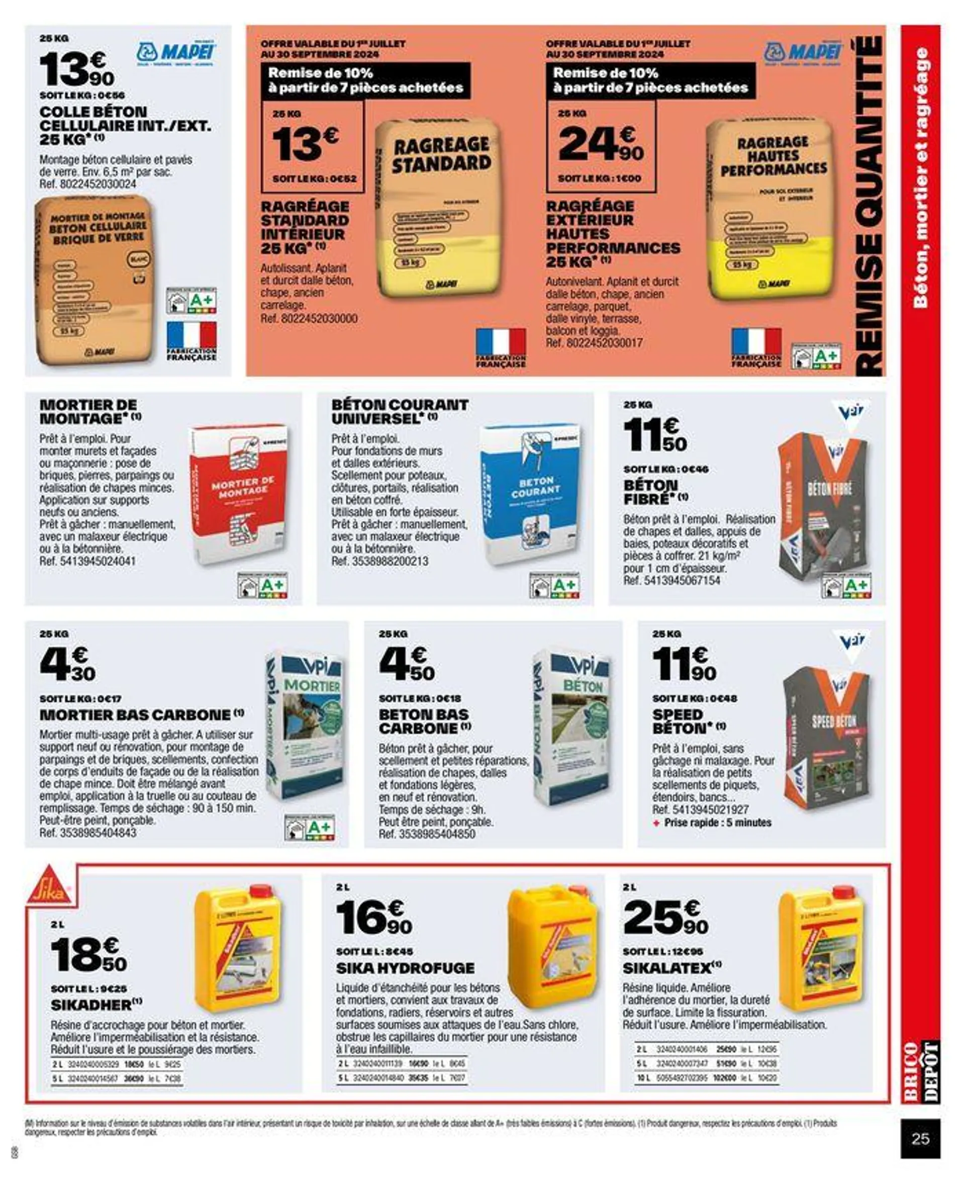 Je rénove mes espaces du 20 juin au 4 août 2024 - Catalogue page 25