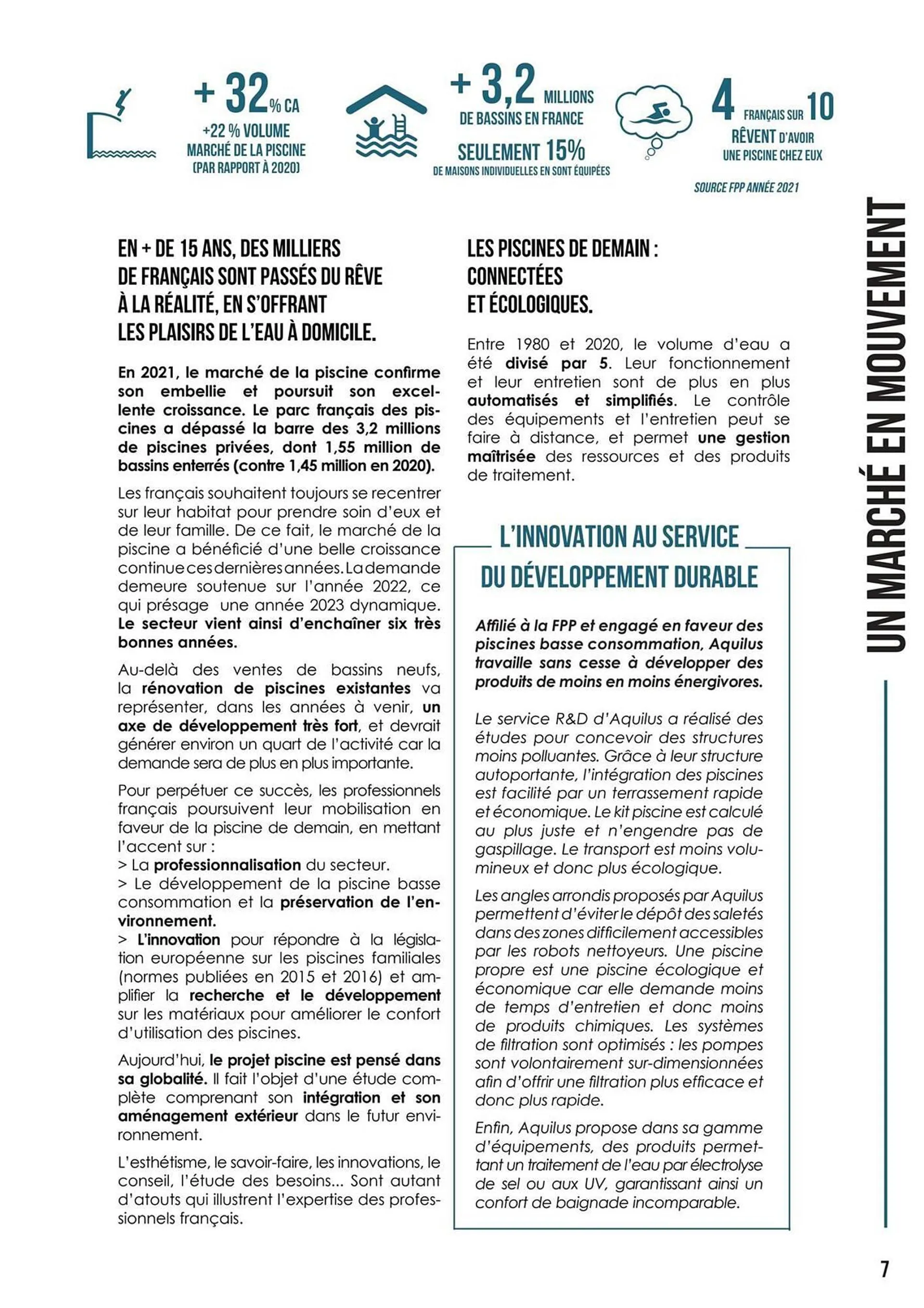 Catalogue Aquilus Piscines du 23 octobre au 31 décembre 2023 - Catalogue page 7