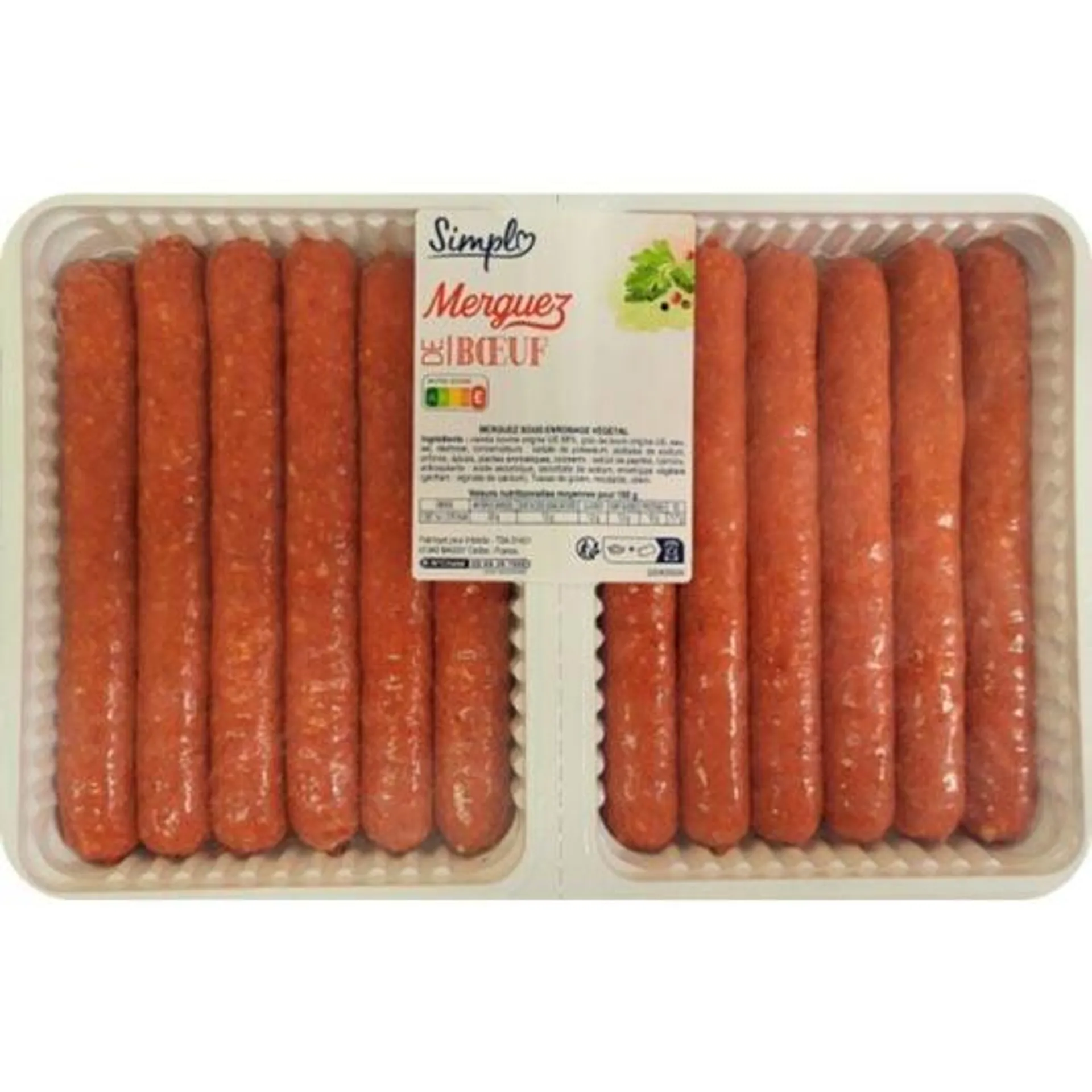 Merguez de bœuf SIMPL