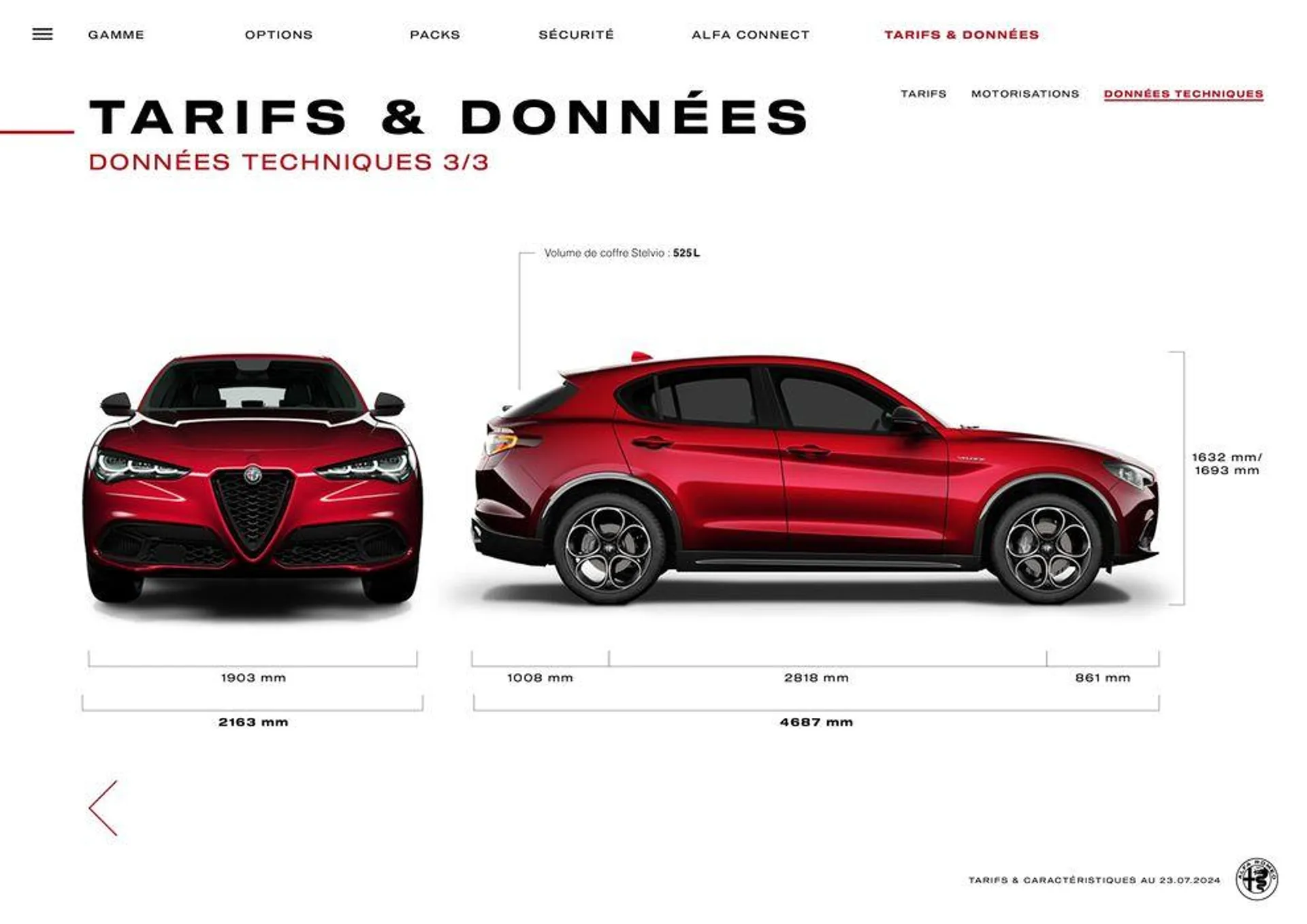 Alfa Romeo STELVIO du 7 août au 7 août 2025 - Catalogue page 15