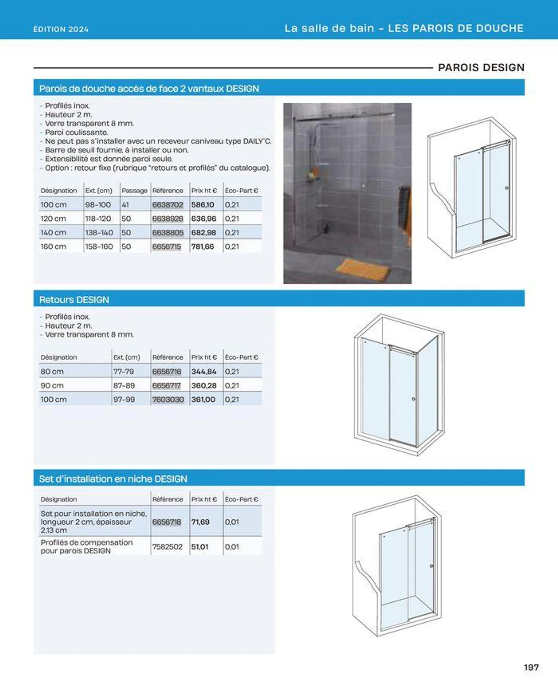 La salle de bain en toute sérénité du 2 juillet au 31 décembre 2024 - Catalogue page 197