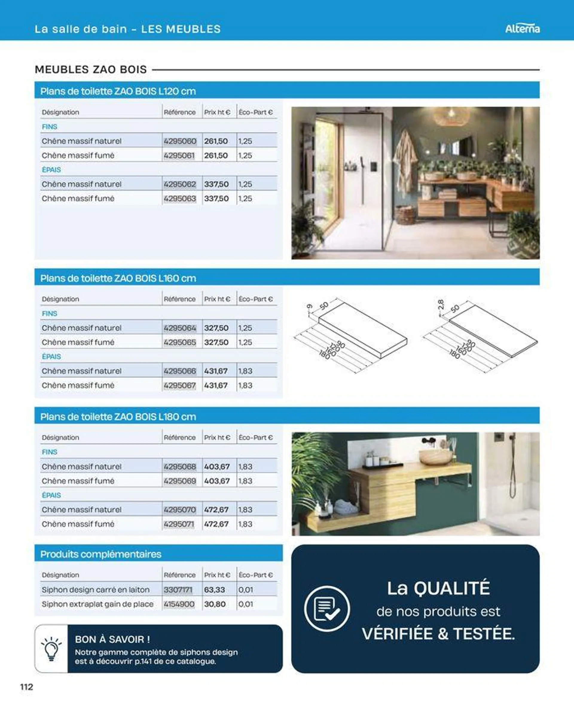 La salle de bain en toute sérénité du 2 juillet au 31 décembre 2024 - Catalogue page 112