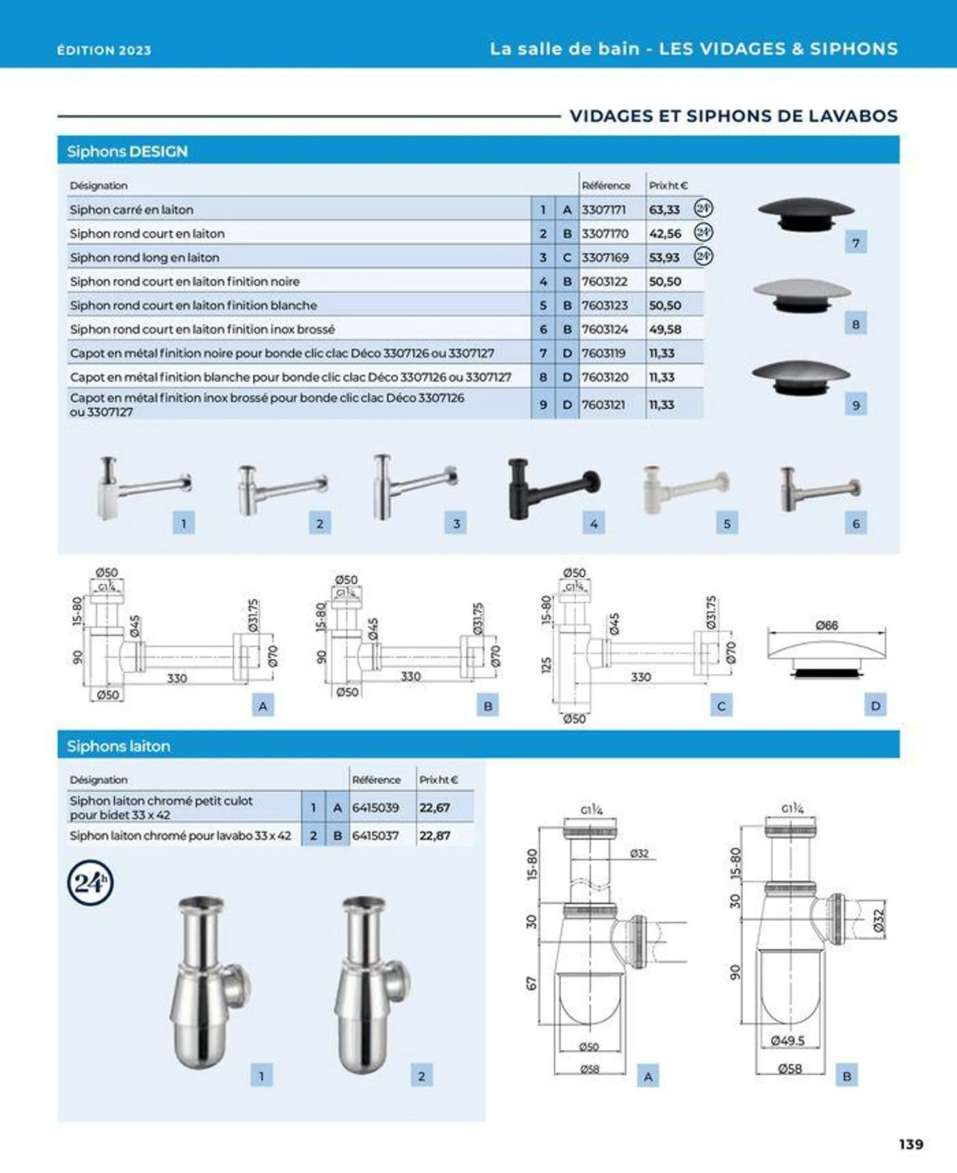 La salle de bain en toute sérénité du 17 janvier au 31 août 2024 - Catalogue page 139