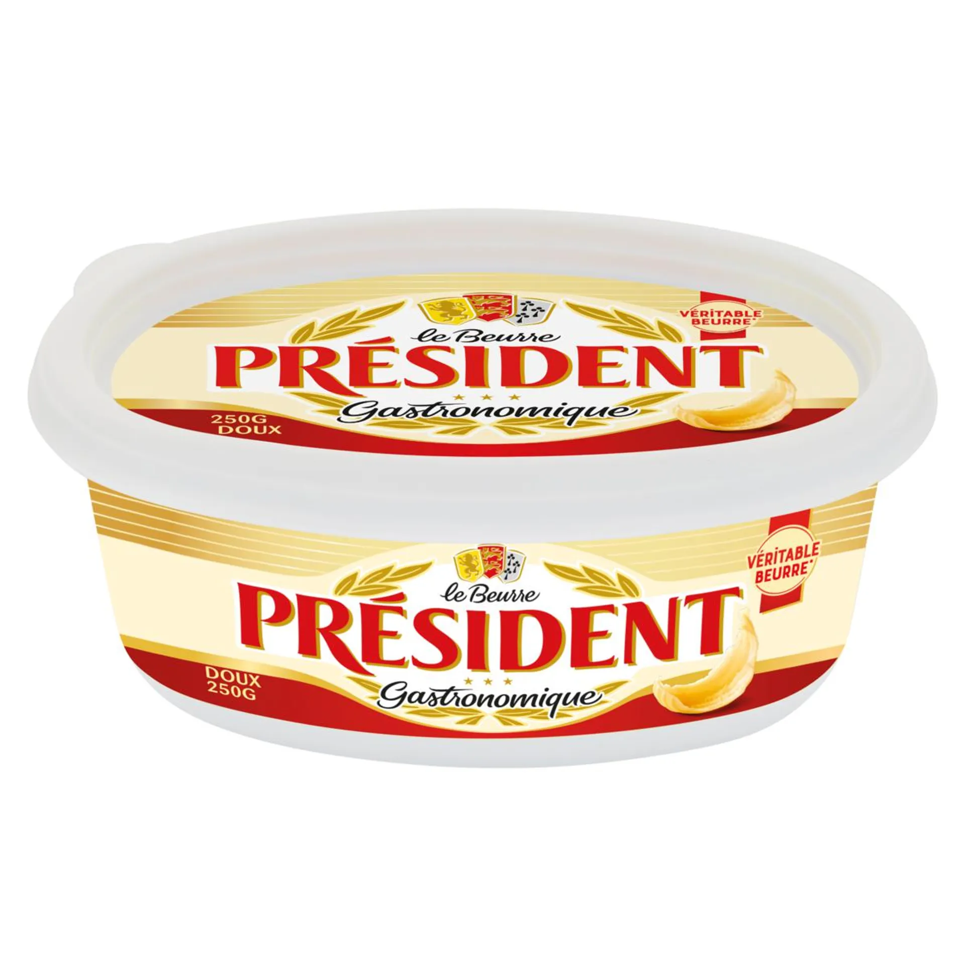 PRESIDENT Beurre gastronomique doux 250g