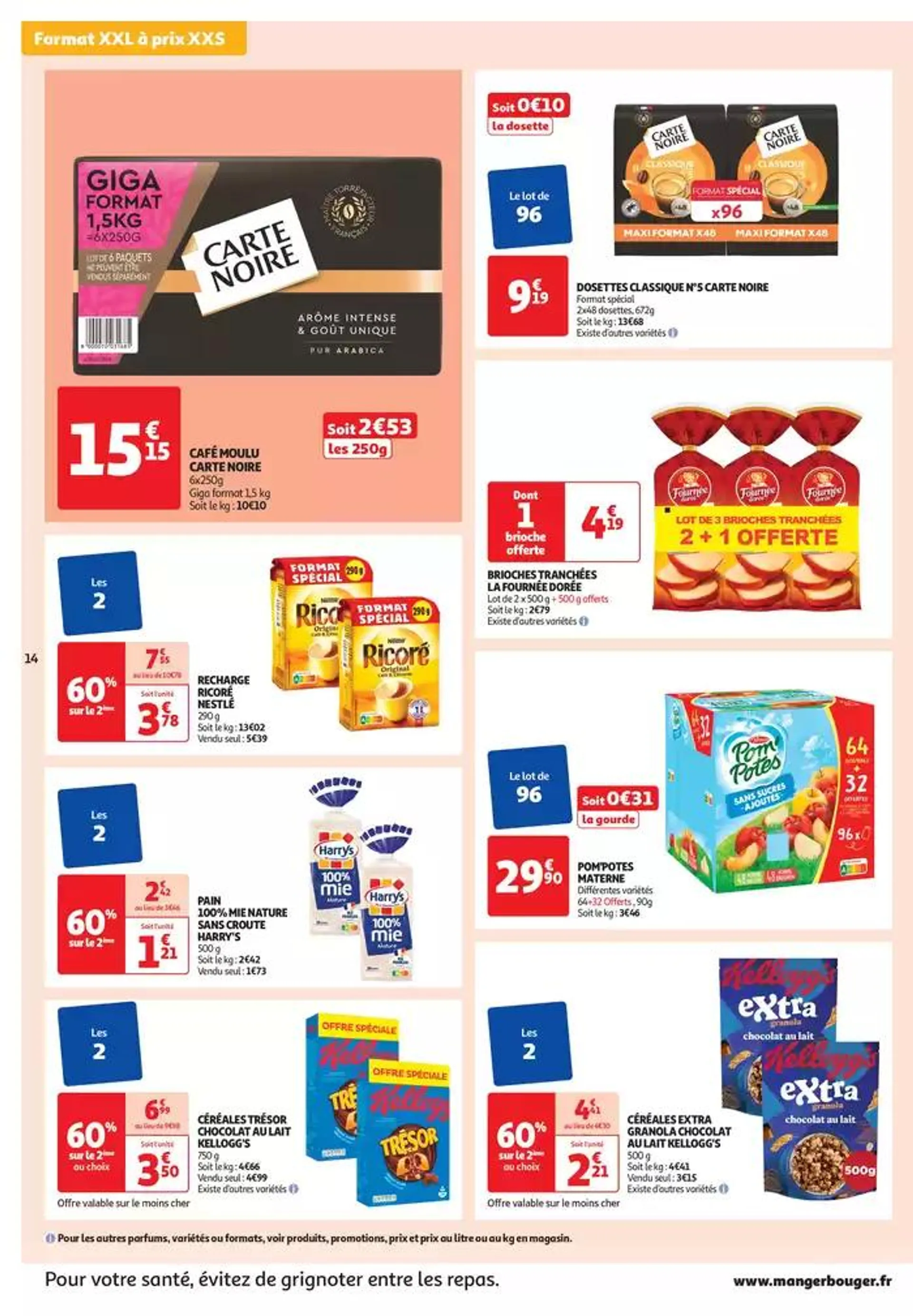 Top depart : 25 jours Auchan  du 29 octobre au 4 novembre 2024 - Catalogue page 14