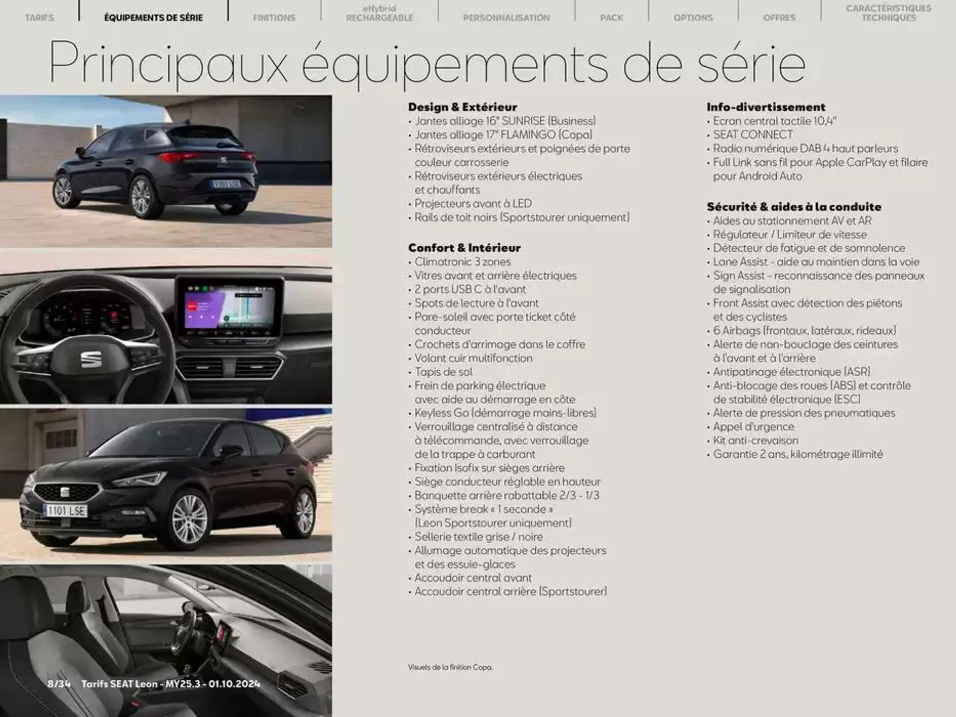 SEAT Leon 5 portes du 3 octobre au 3 octobre 2025 - Catalogue page 8