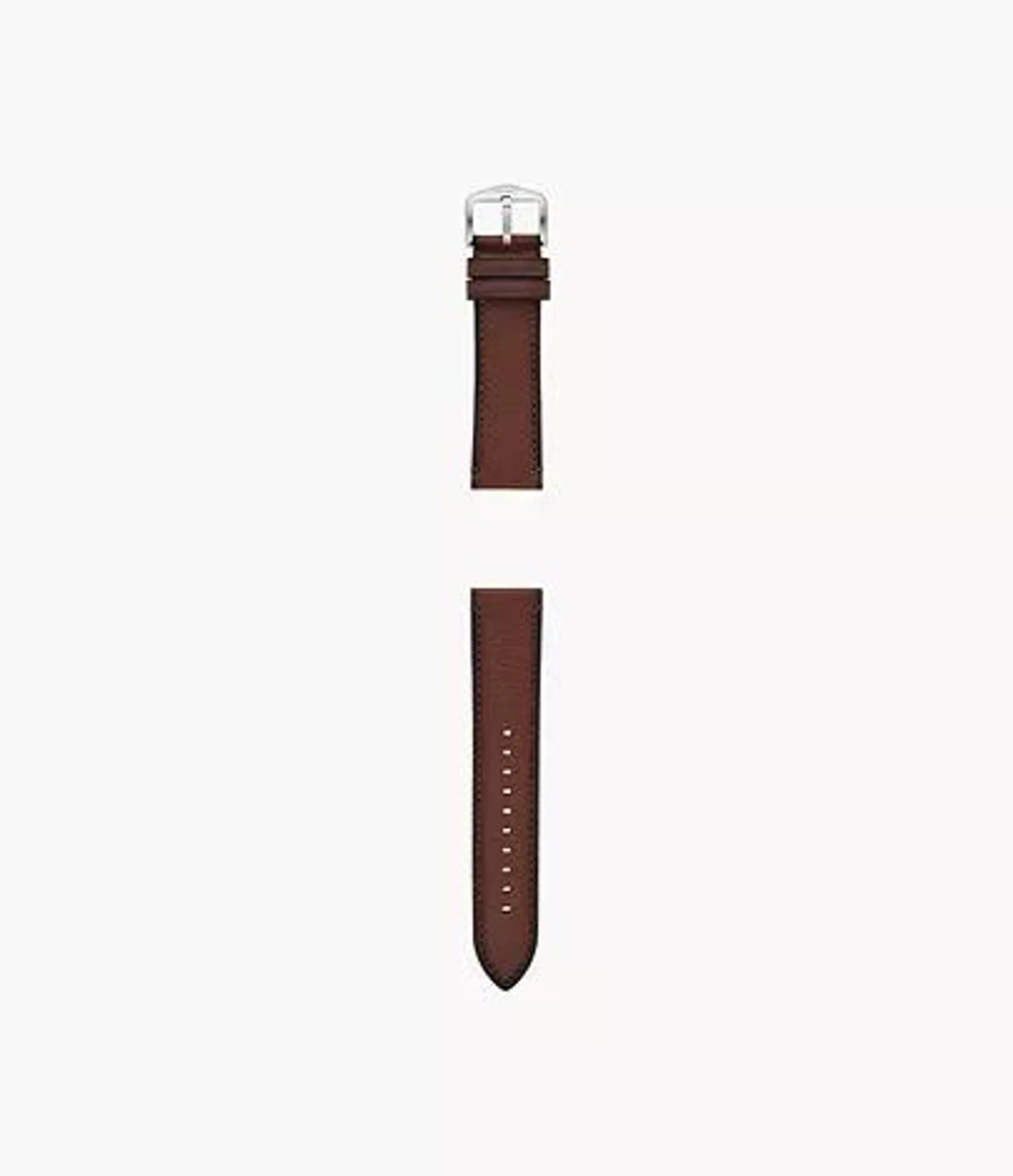 Bracelet de 22 mm en cuir LiteHide™, brun foncé