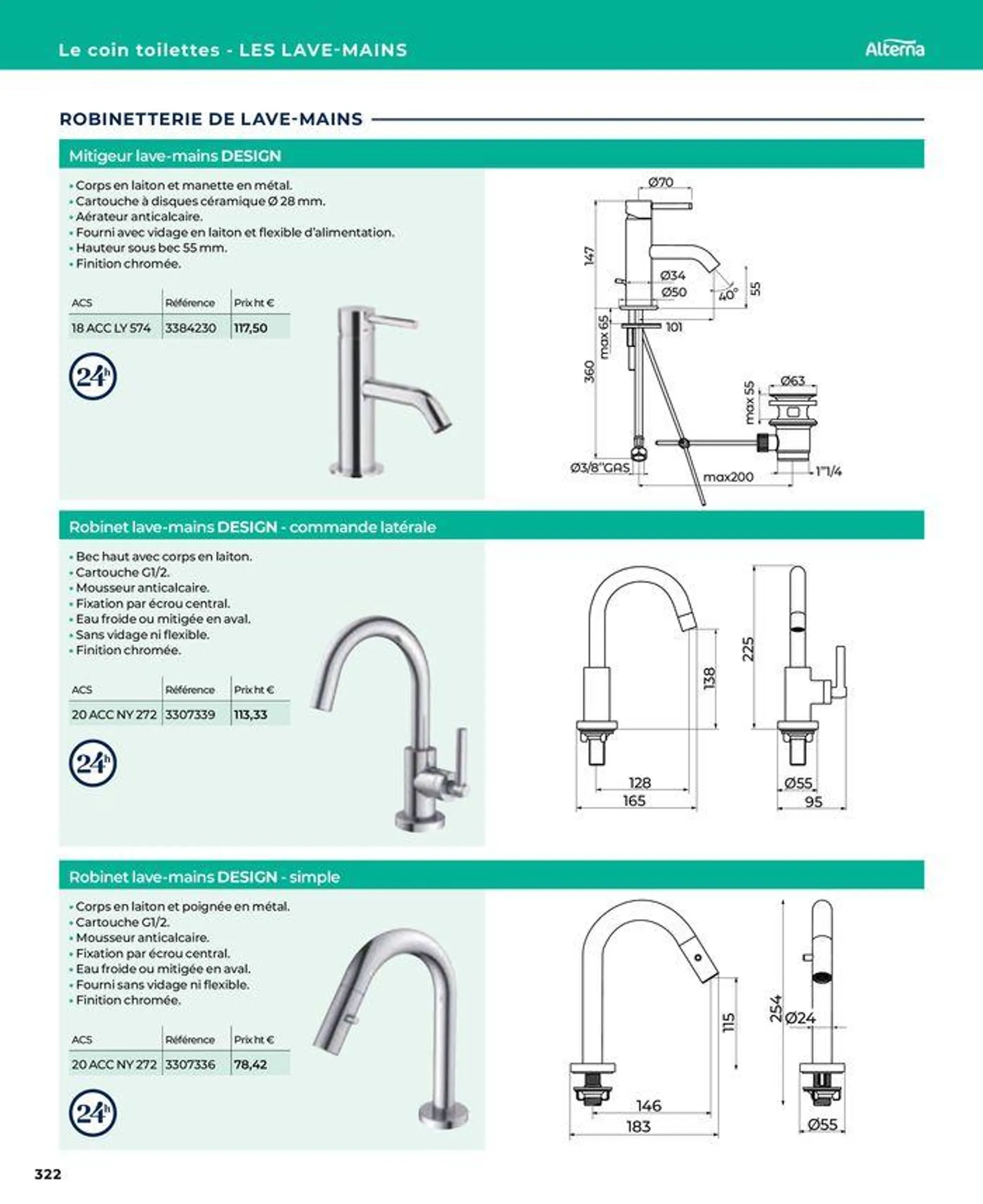 La salle de bain en toute sérénité du 17 janvier au 31 août 2024 - Catalogue page 322