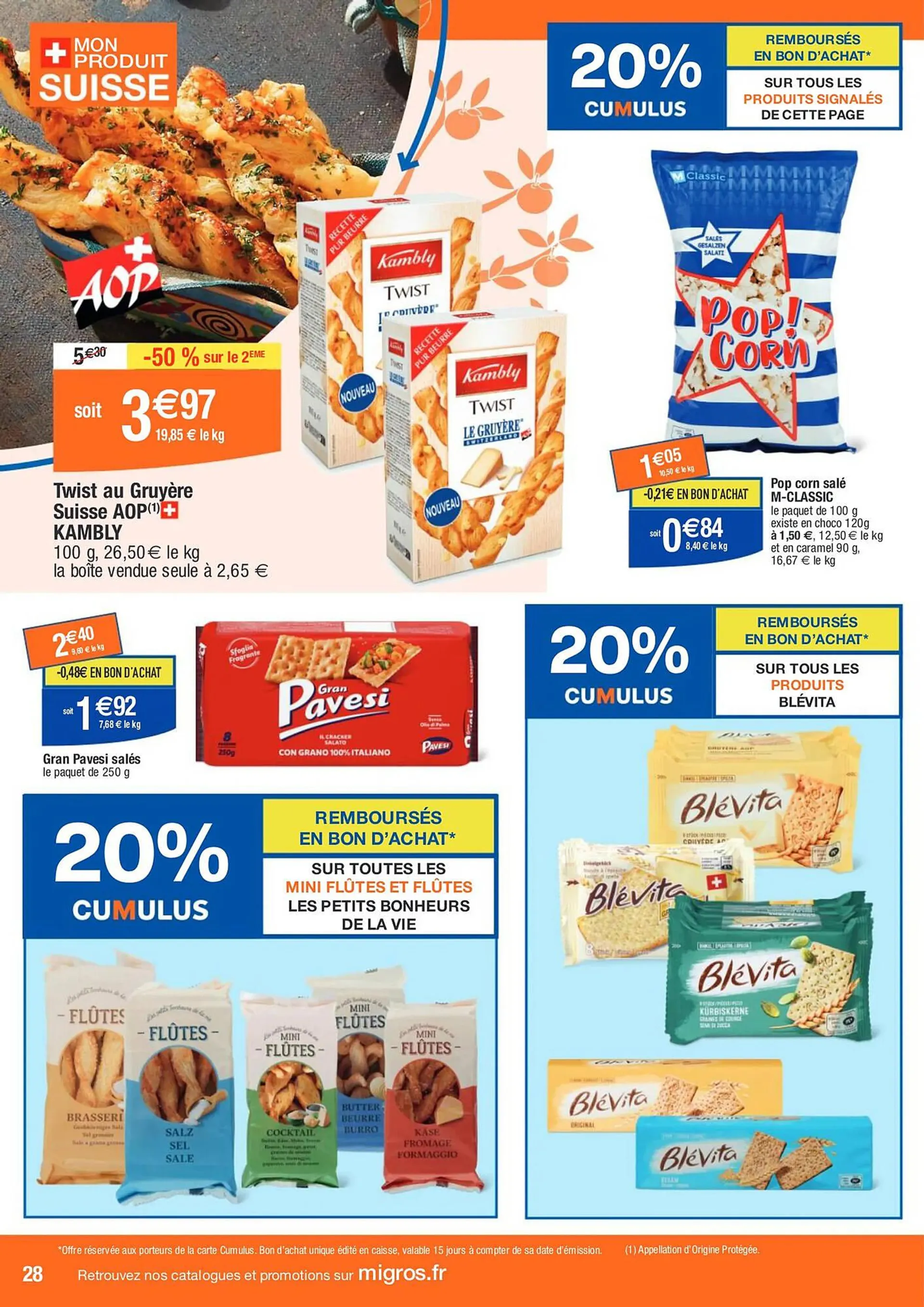 Catalogue Migros du 24 septembre au 6 octobre 2024 - Catalogue page 28