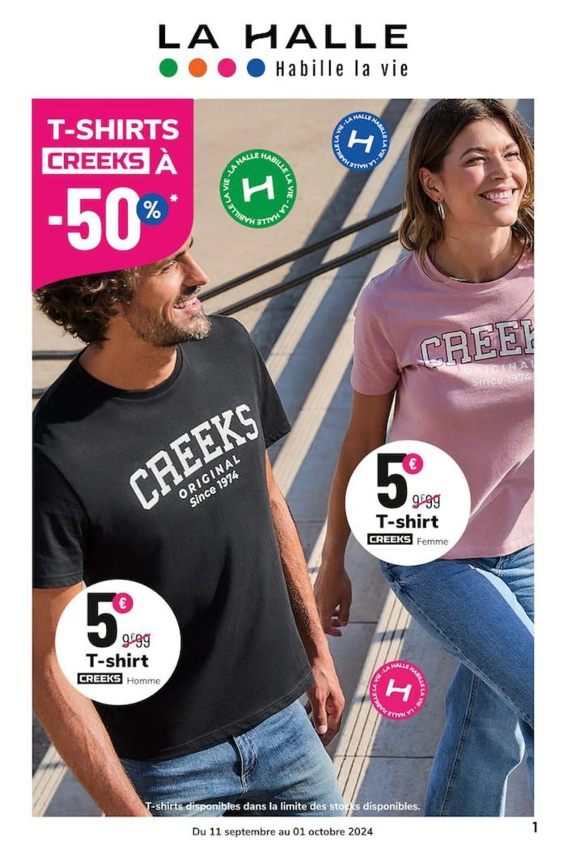 T -SHIRT CREEKS à -50% - 1