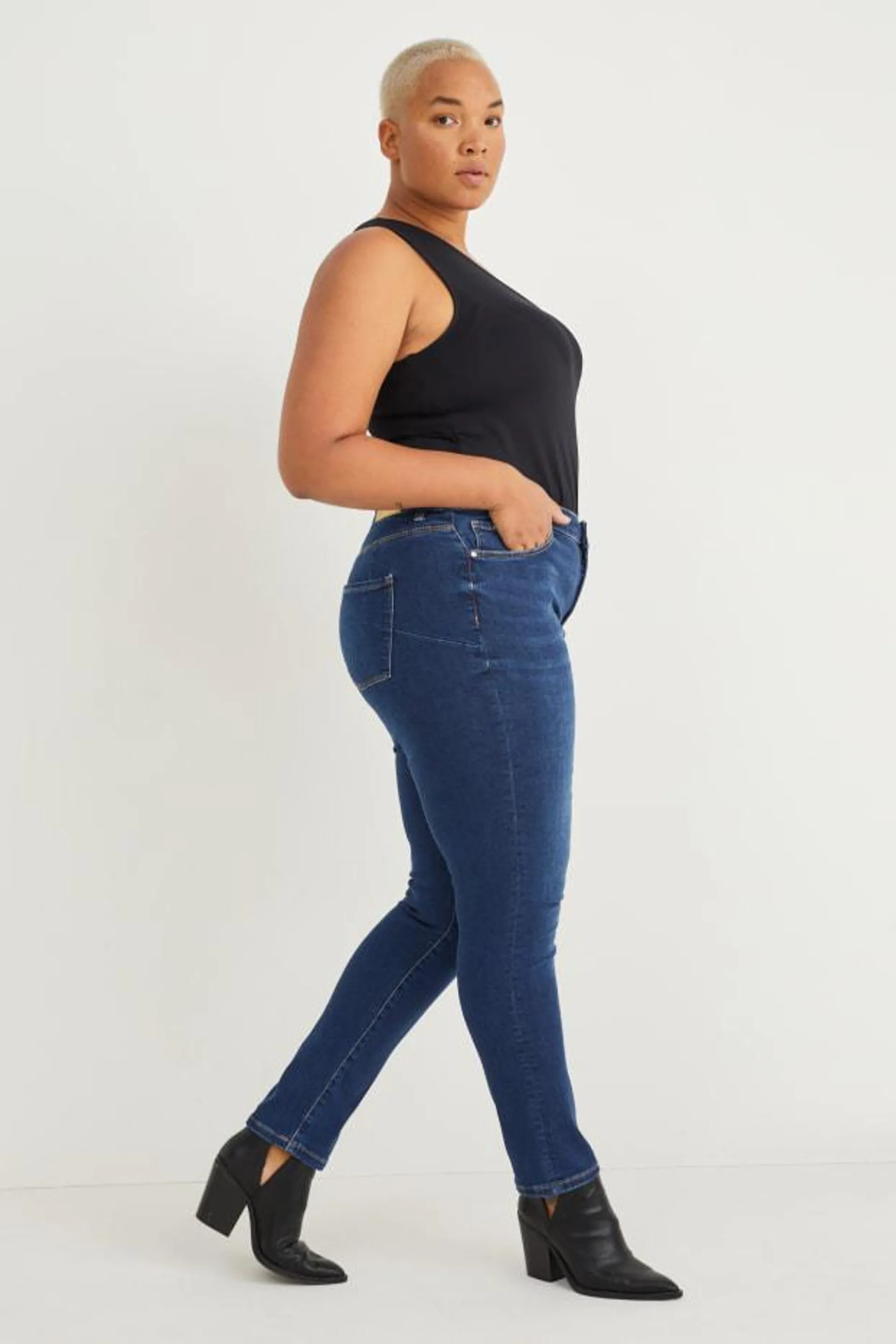 Slim jeans - high waist - shaping jeans - LYCRA®