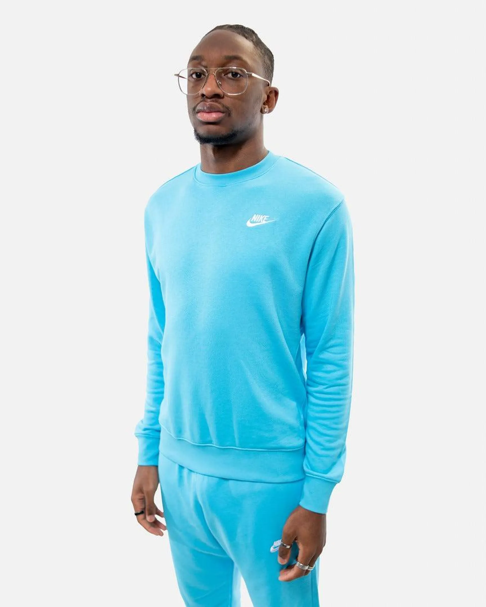 Sweat Nike Sportswear Club - Bleu/Blanc