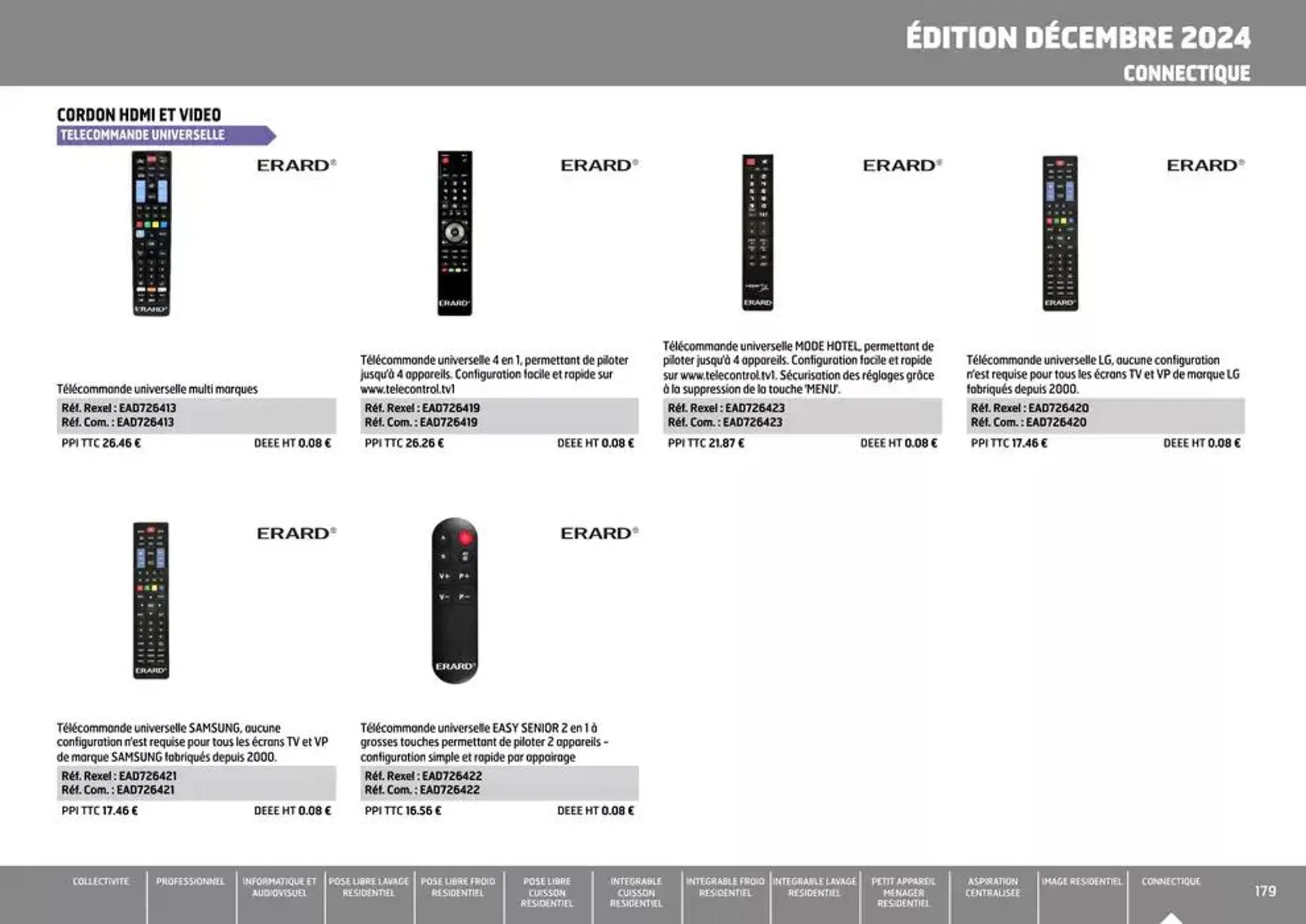 Equipement collectif & residentiel 2024 du 12 décembre au 31 décembre 2024 - Catalogue page 179