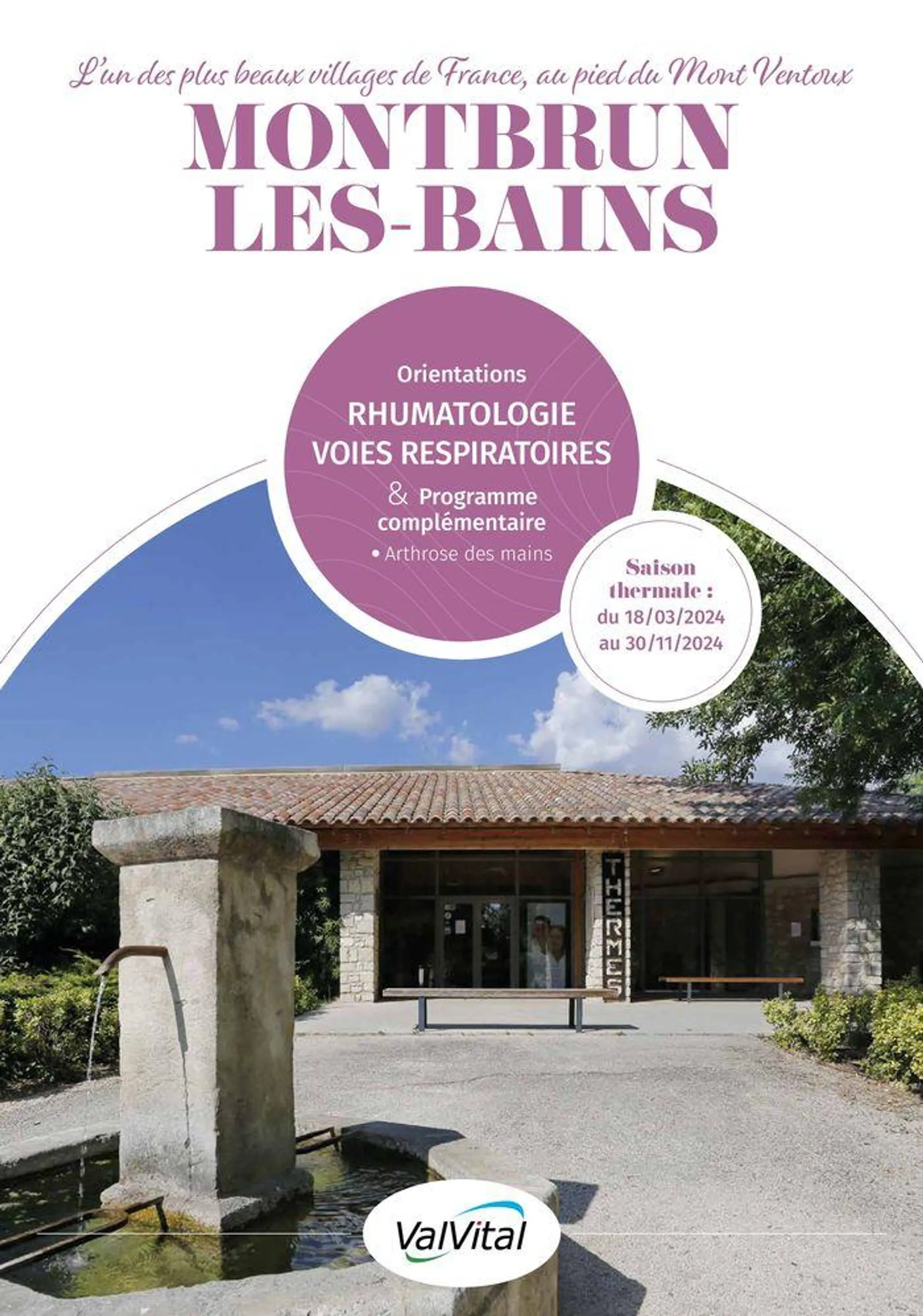 ValVital Brochure établissement Montbrun-les-Bains 2024 - 1