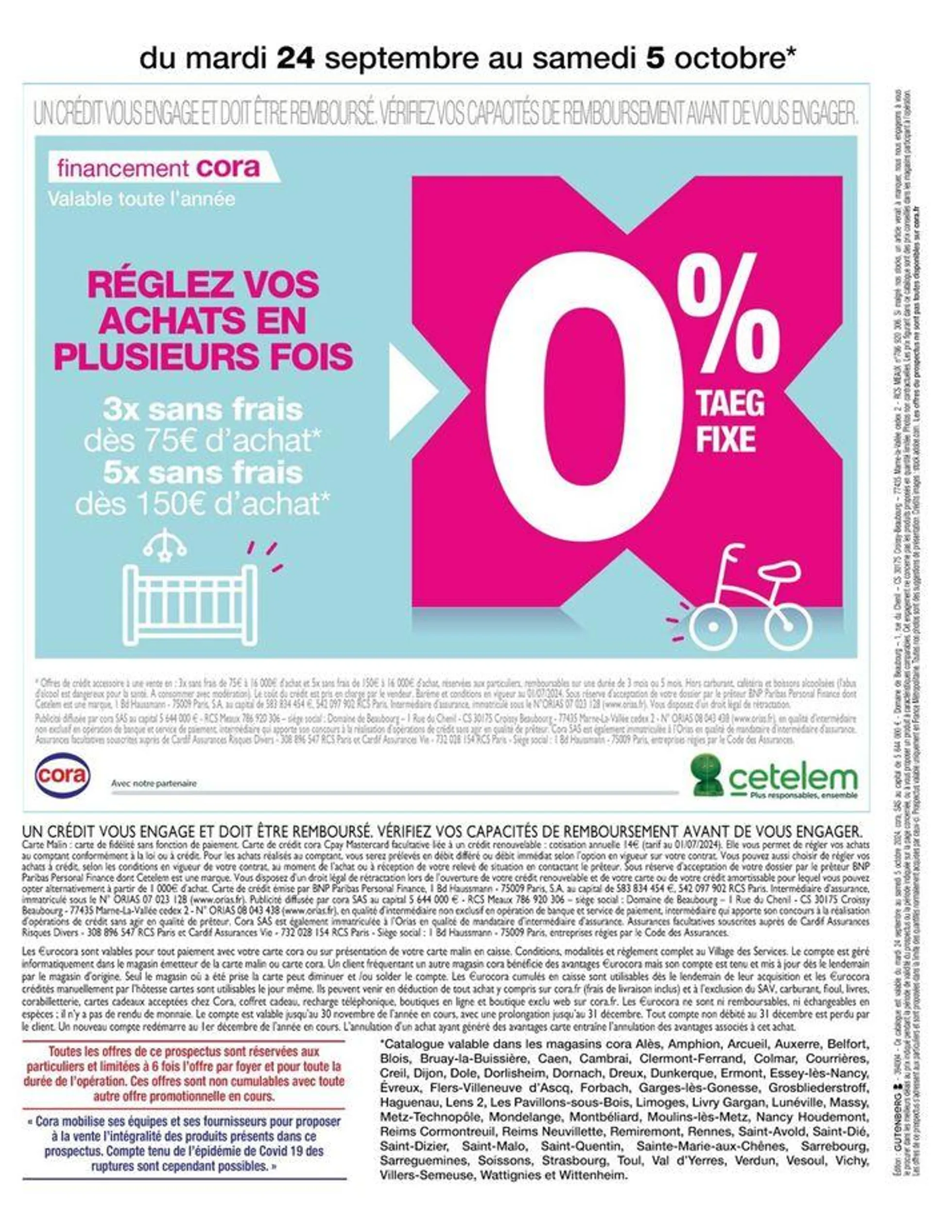 Double couche de promos du 24 septembre au 5 octobre 2024 - Catalogue page 8