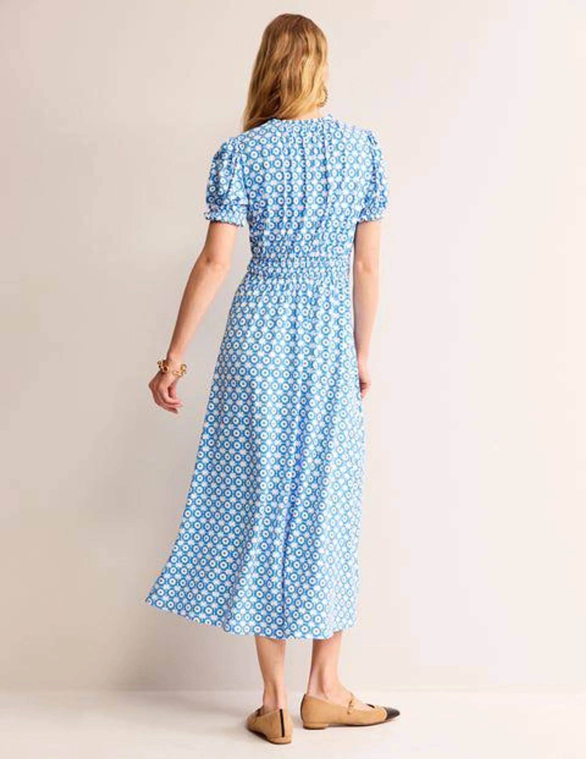 Robe midi style 40s Rosanna en jersey