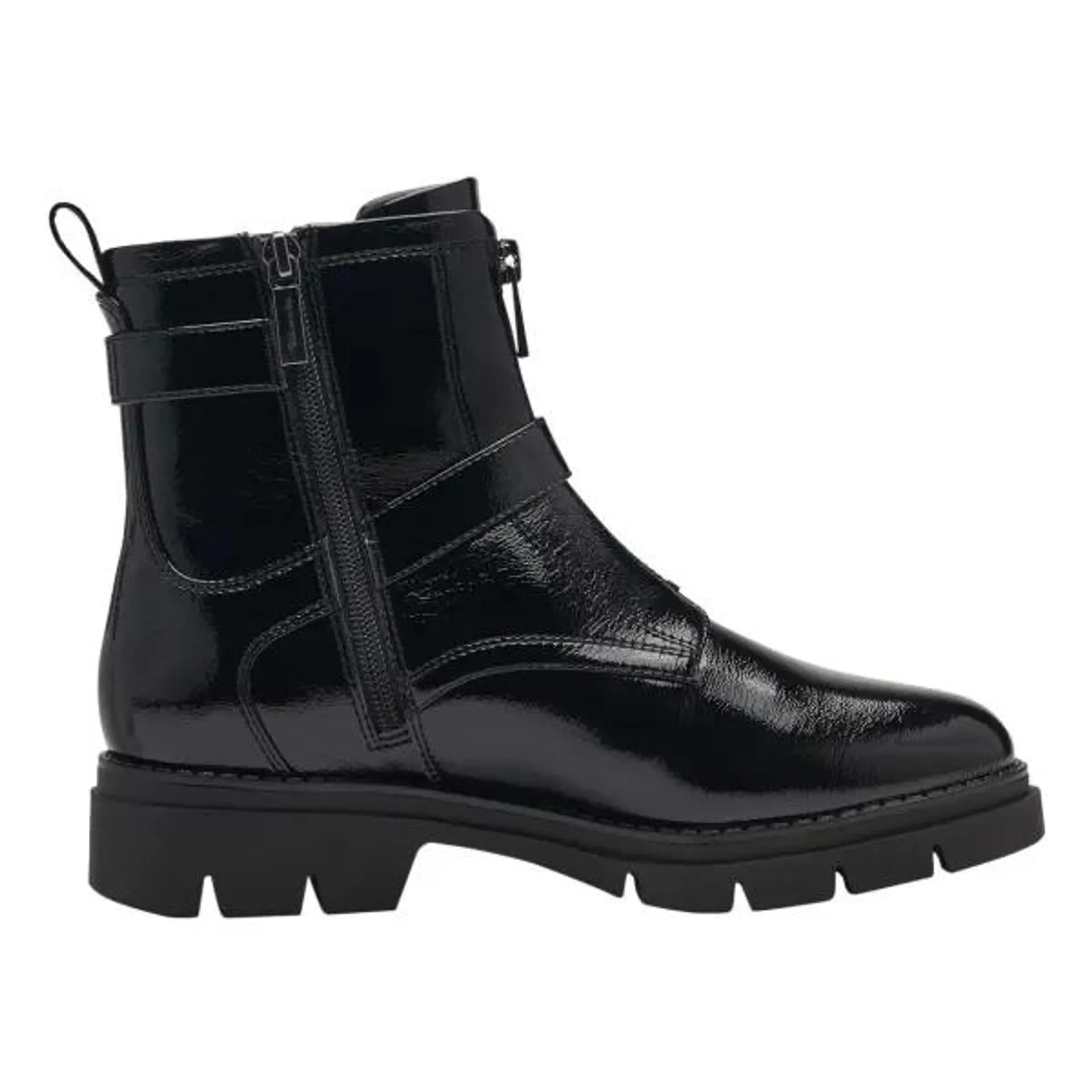 Bottines À Zip Tamaris - Noir Vernis