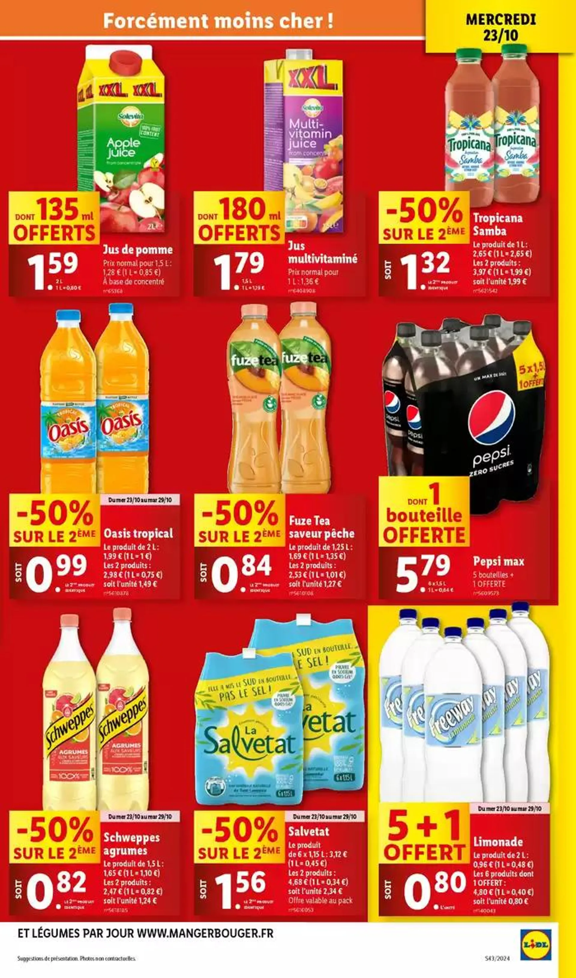 L'hiver approche ! Cette semaine, retrouvez des produits réconfortants, toujours à prix Lidl du 23 octobre au 29 octobre 2024 - Catalogue page 23