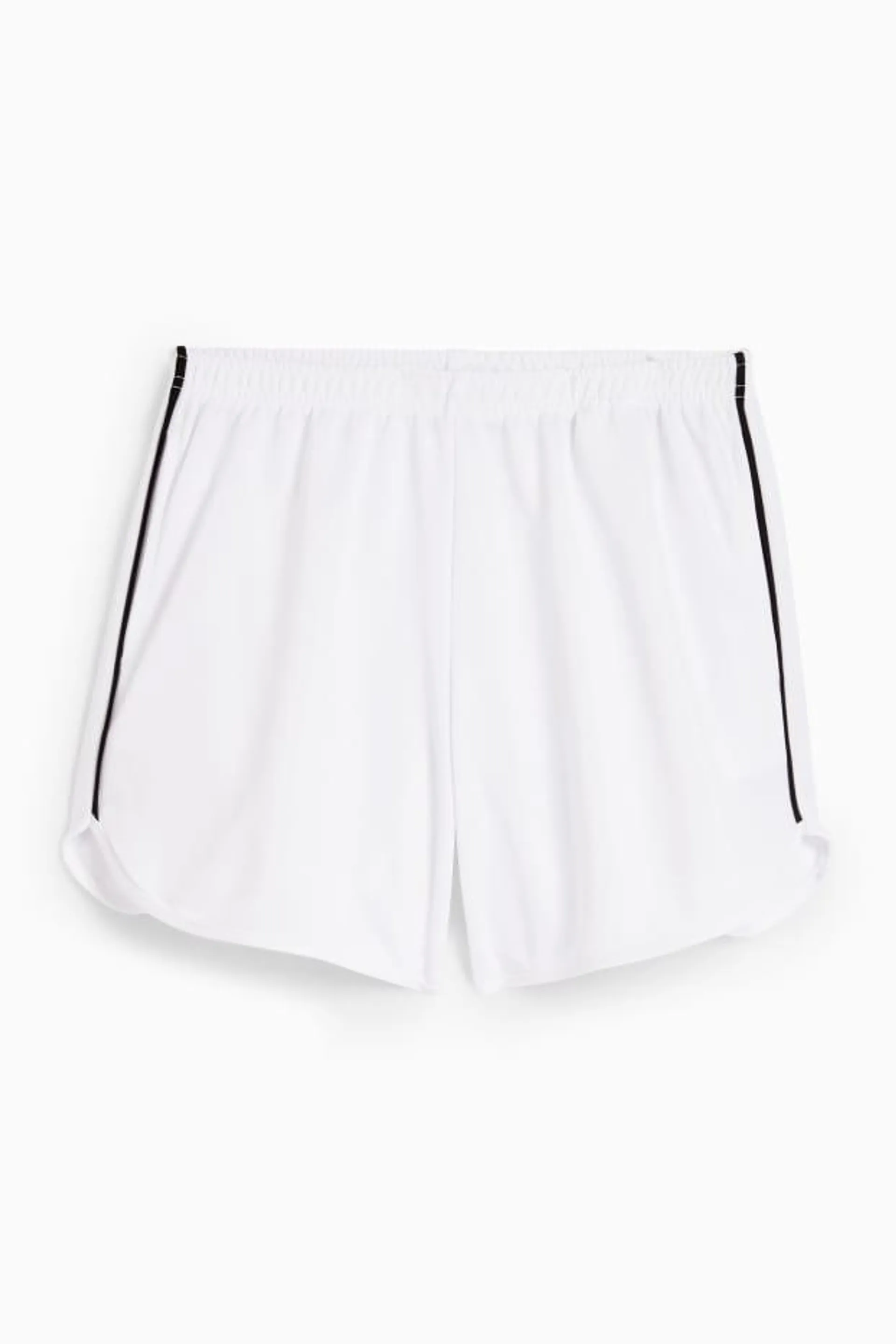 Shorts - mid-rise waist