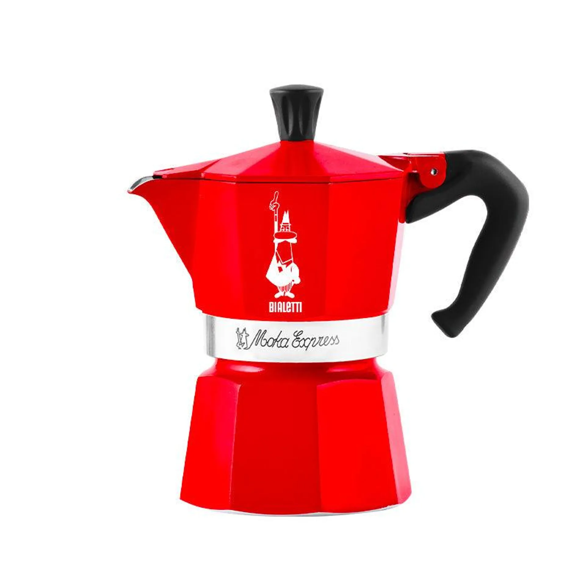 Moka Express 3 tasses Rouge