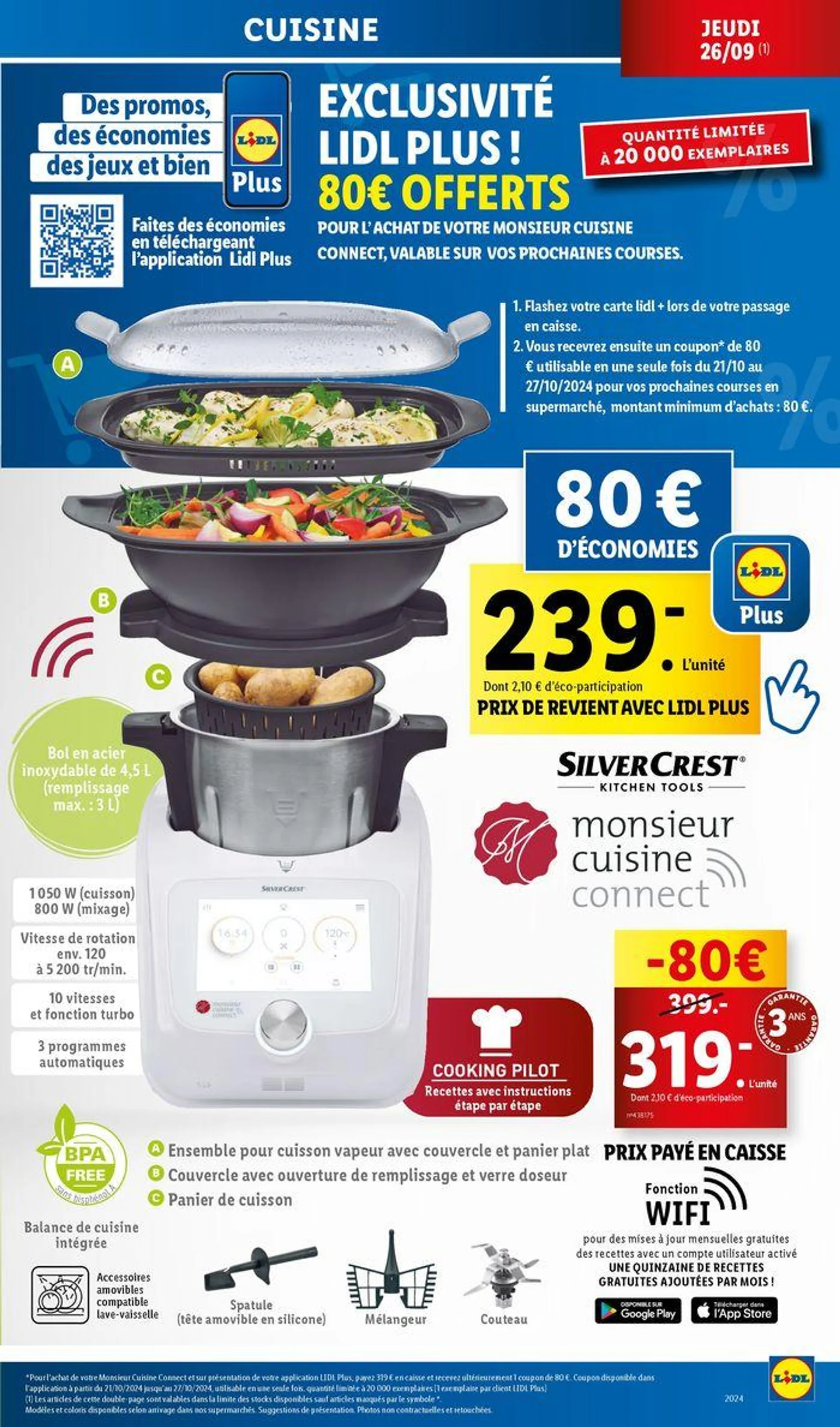 C'est le moment ! Cette semaine Lidl vous propose vos produits préférés à prix cassé  du 26 septembre au 30 septembre 2024 - Catalogue page 3