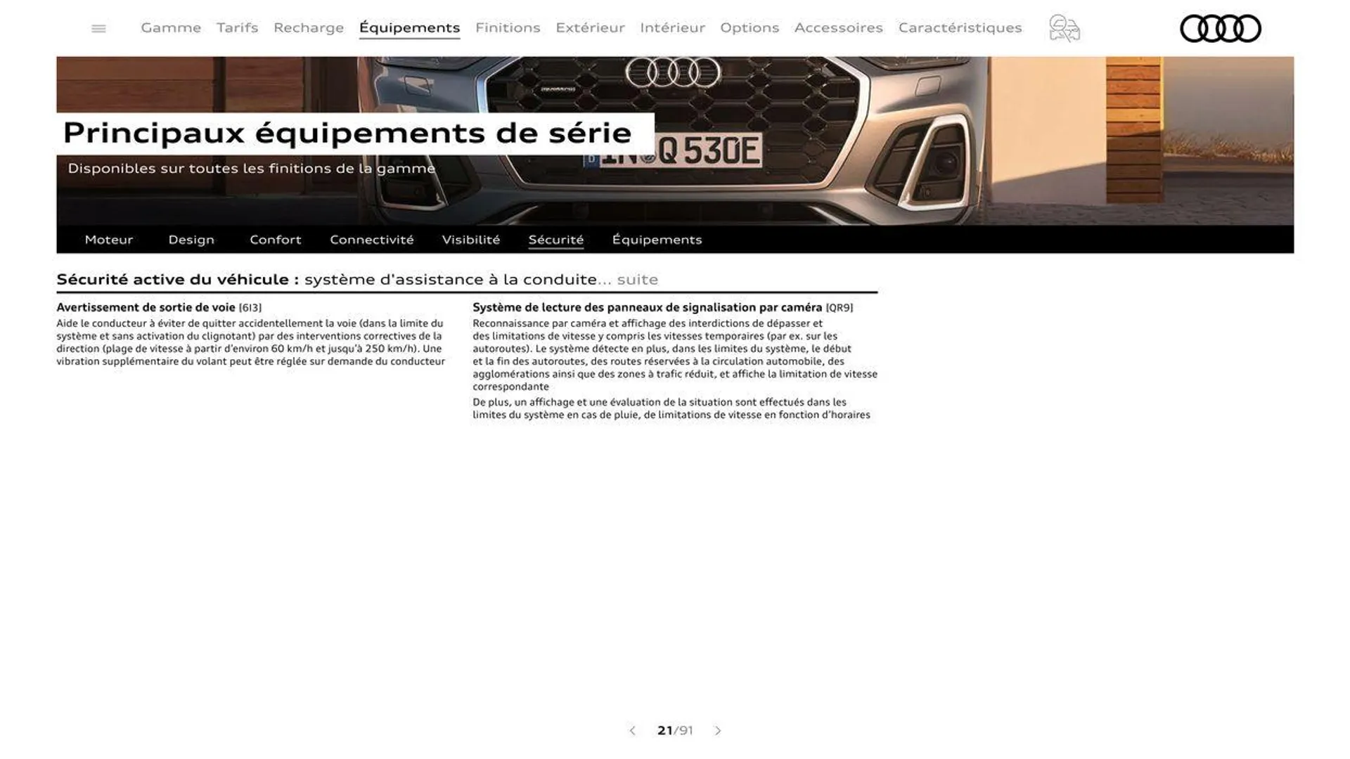 Audi Q5 & SQ5 du 20 août au 31 décembre 2024 - Catalogue page 21