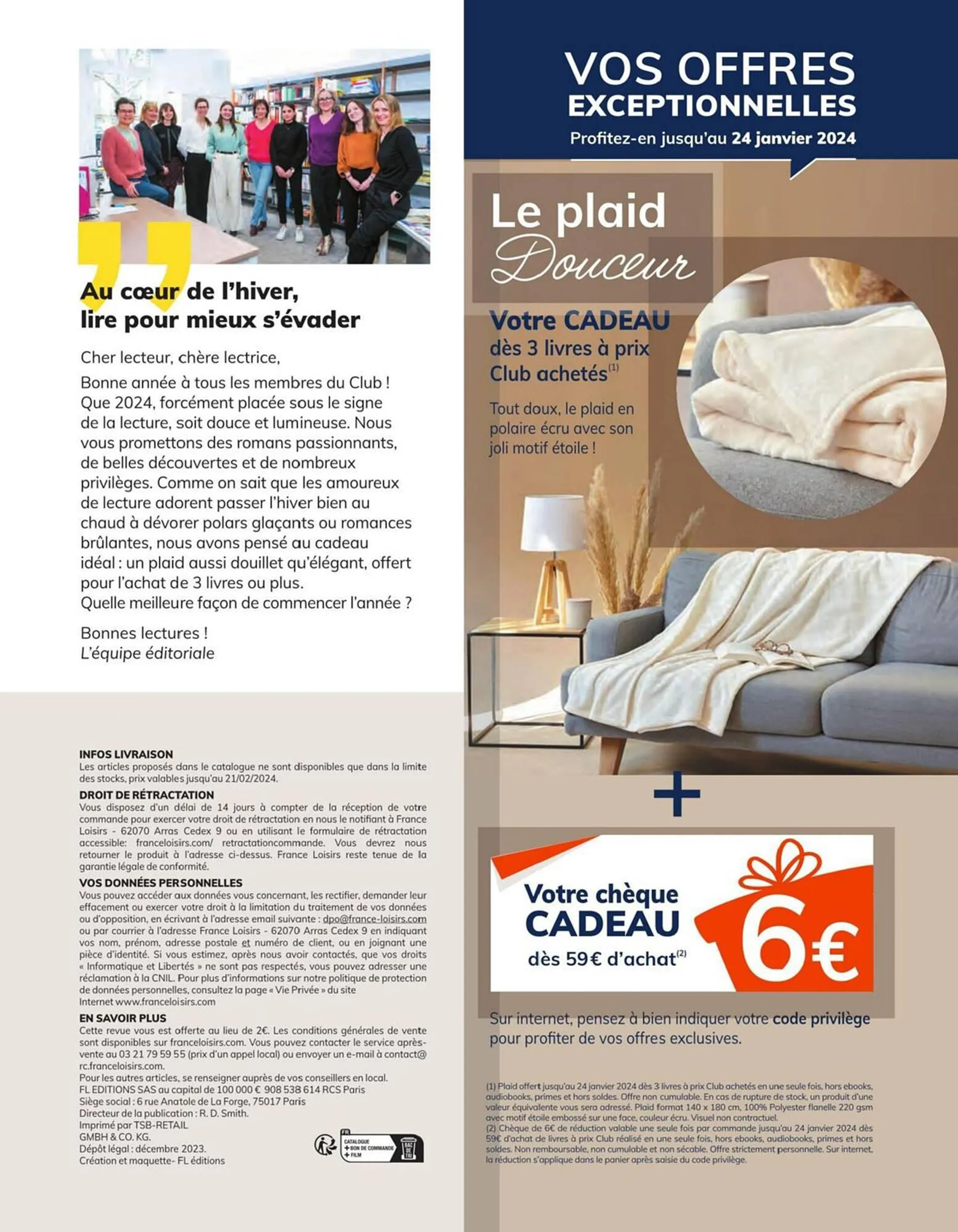 Catalogue France Loisirs du 15 janvier au 29 février 2024 - Catalogue page 2
