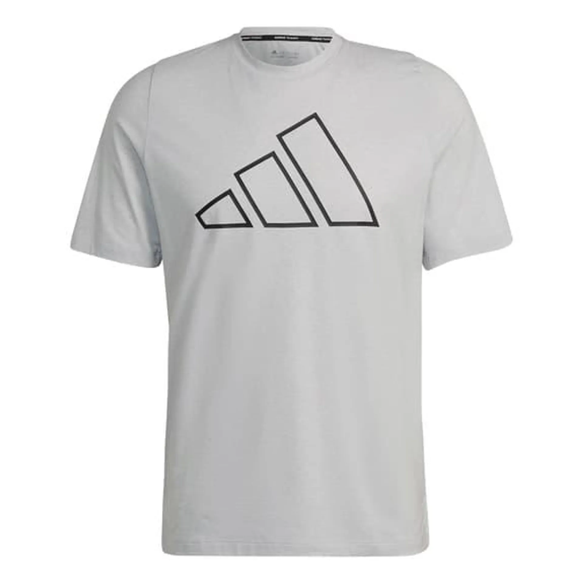 T-shirt adidas Train Icons 3S manche courte gris clair noir
