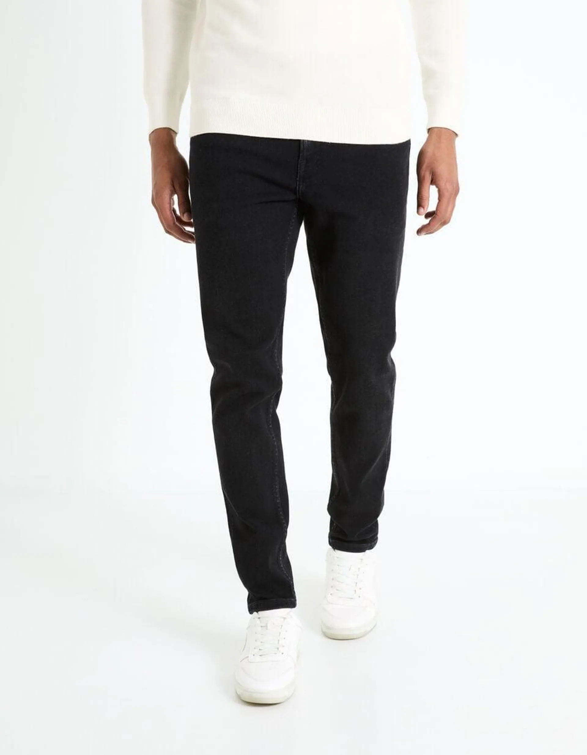 Jean slim stretch C25 3 longueurs - noir