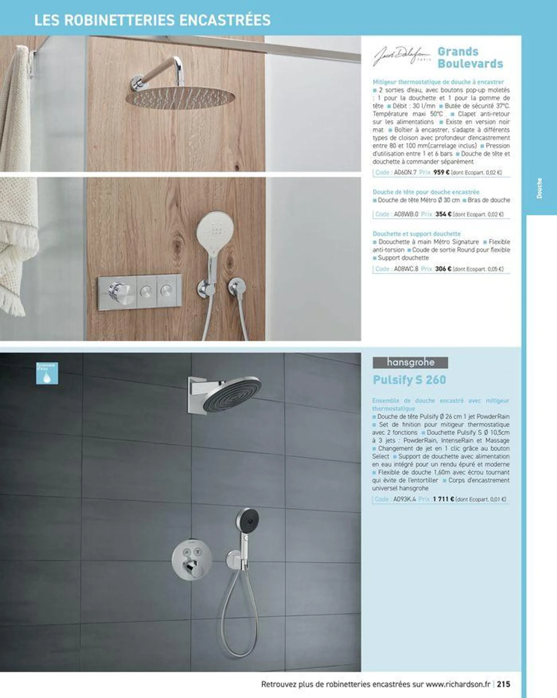 Salle de bains et carrelage 2024 du 23 mai au 31 décembre 2024 - Catalogue page 217